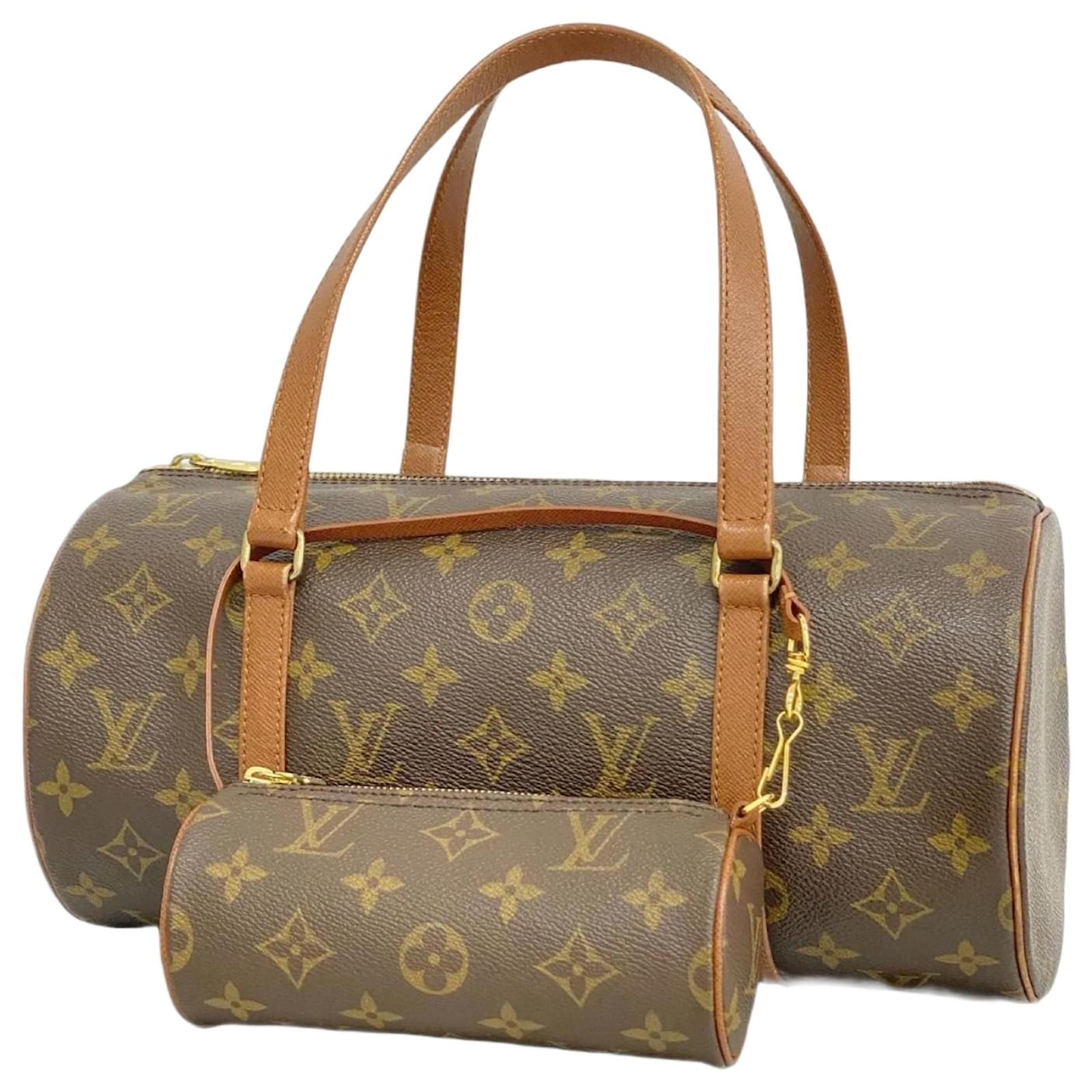 Louis Vuitton Monogram Papillon 30 Handbag Brown  ref.2324955