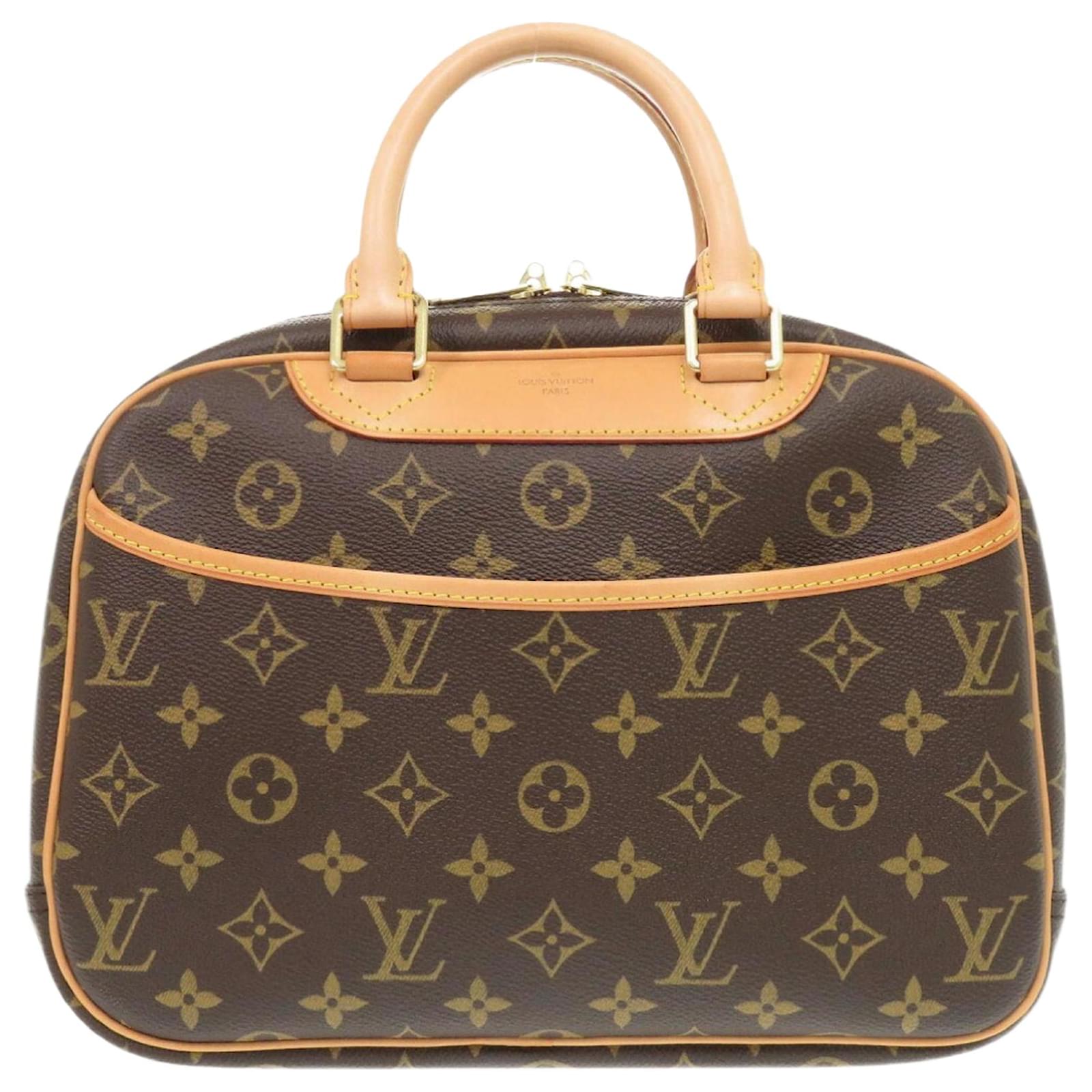 Louis Vuitton Trouville Monogram Handbag Brown Patent leather  ref.2324944