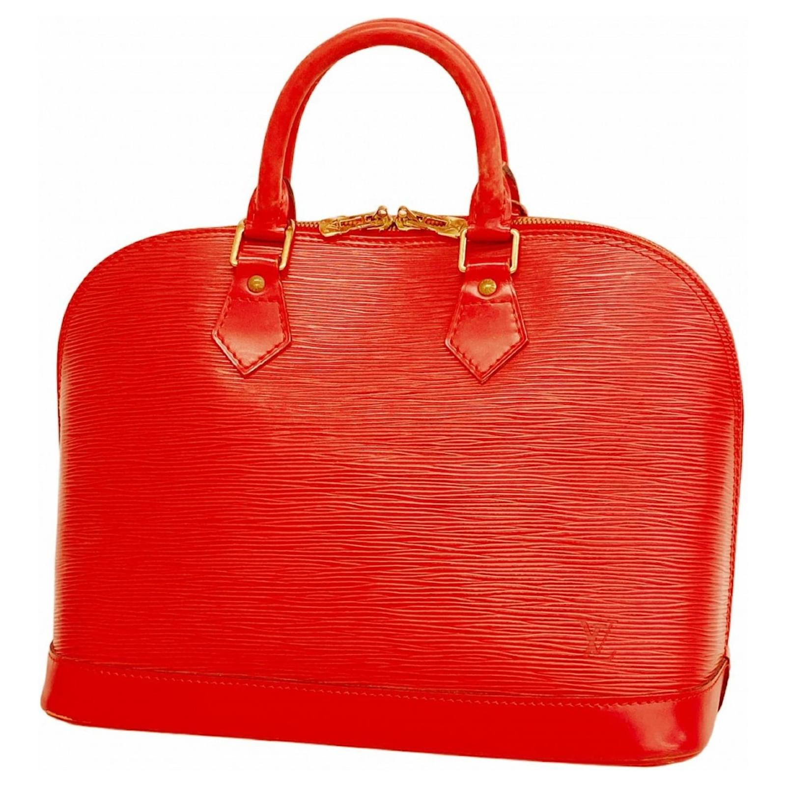 Louis Vuitton Epi Alma Handbag Red  ref.2324852
