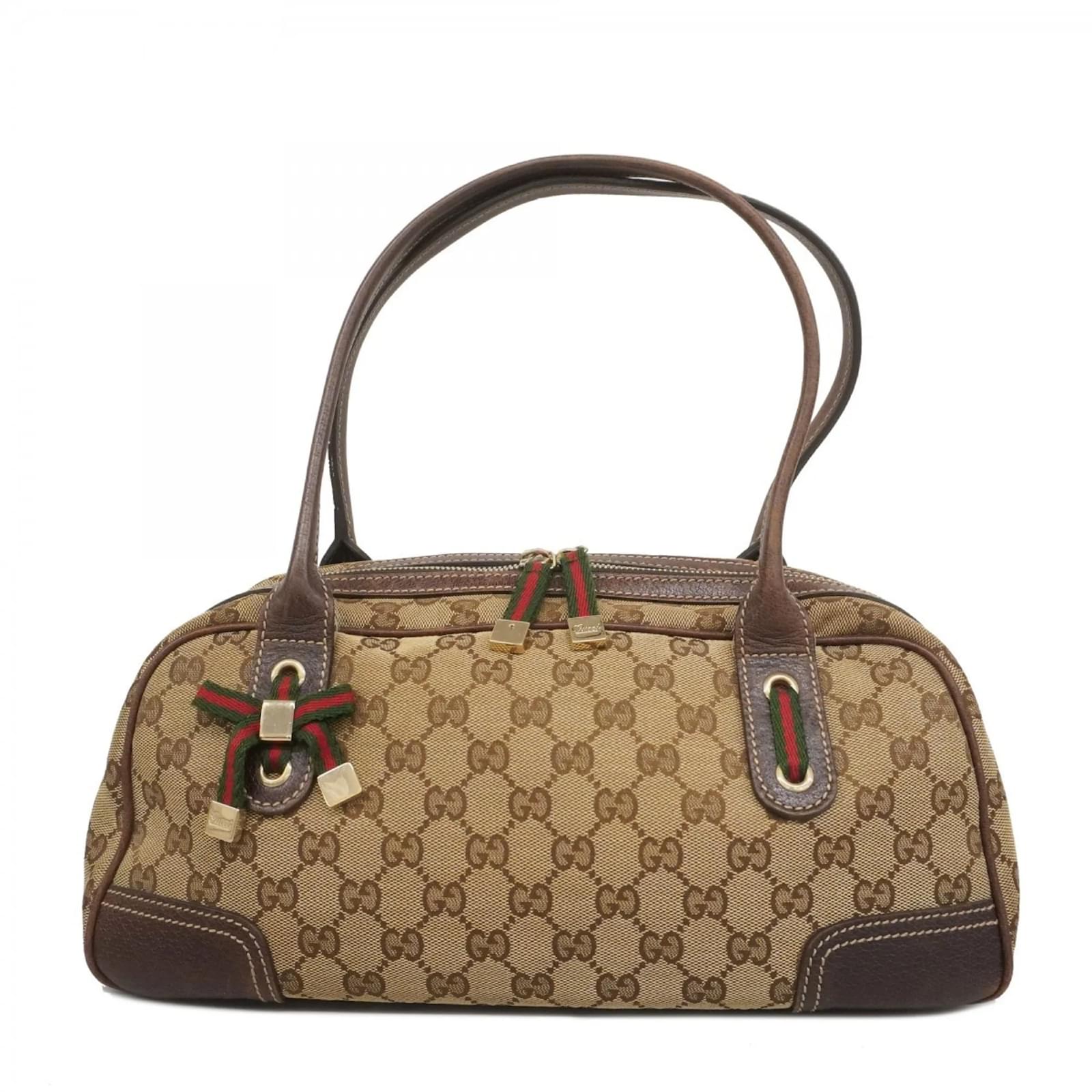 Gucci Shoulder Bag GG Canvas Princess Brown Cloth  ref.2324757