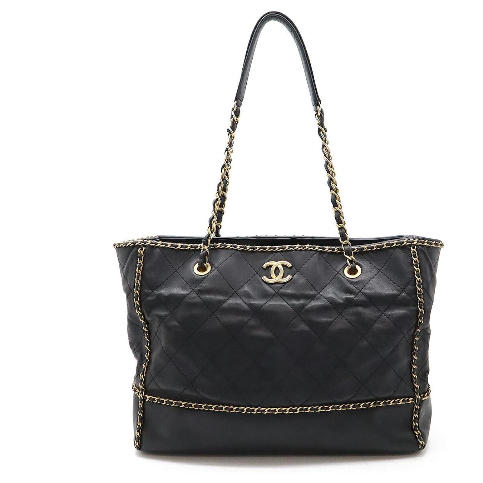 Chanel Leather Chain Around 2way Bag Black AS2739  ref.2324712