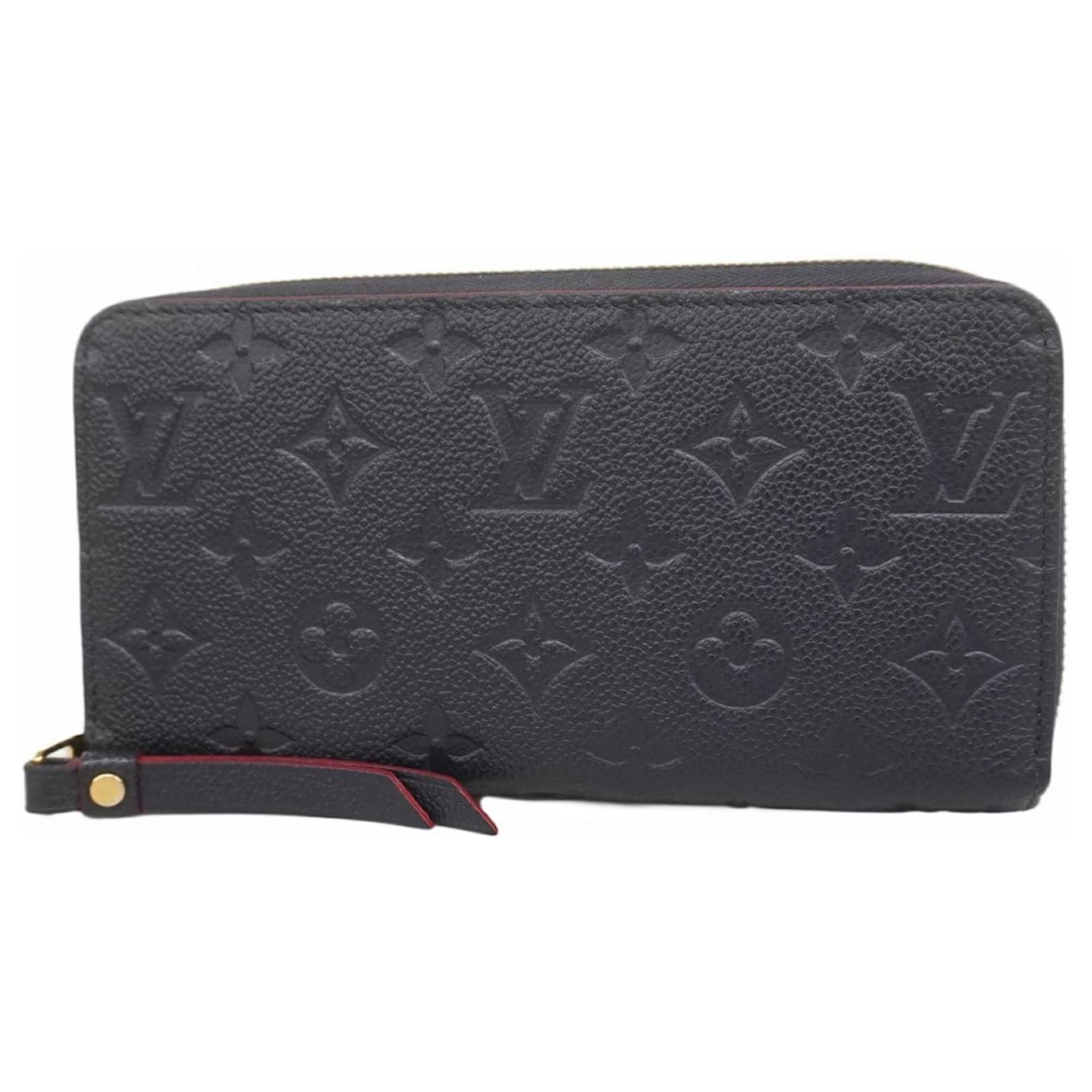 Louis Vuitton Long Wallet Monogram Empreinte Zippy M62121 Red  ref.2324547