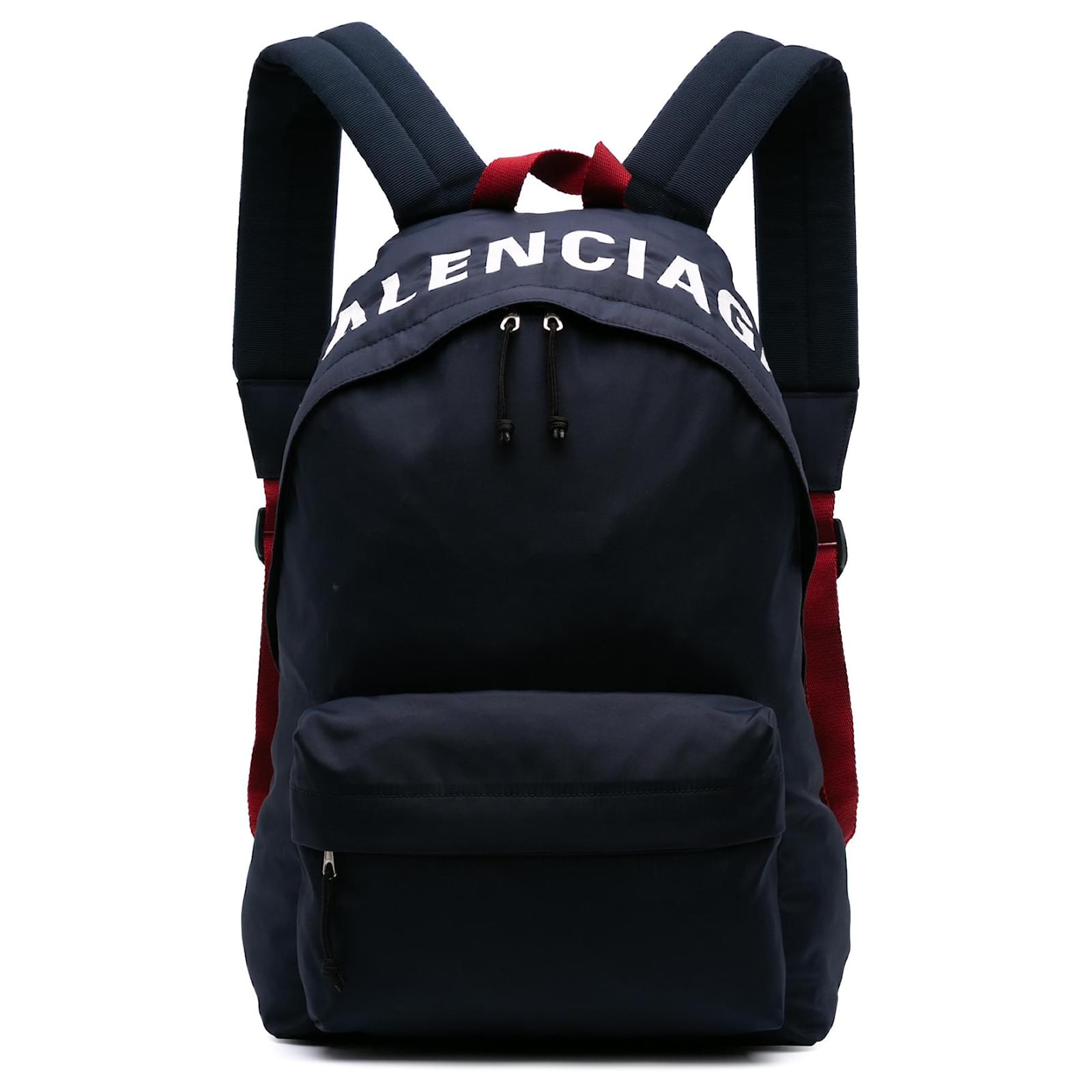 Balenciaga Blue Nylon Wheel Backpack Navy blue Cloth  ref.2324459