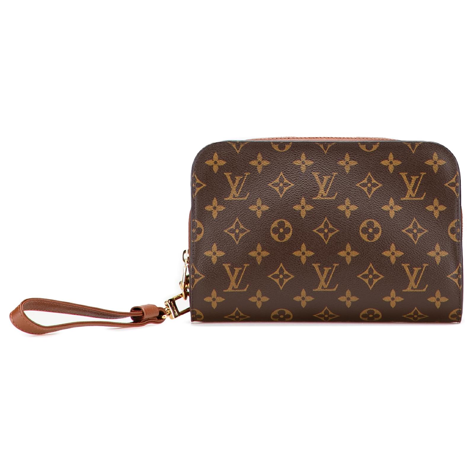 Louis Vuitton Brown Monogram Orsay Cloth Pony-style calfskin  ref.2324401