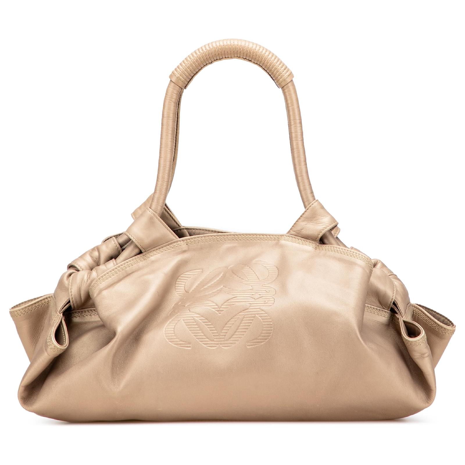 LOEWE Gold Nappa Aire Golden Leather  ref.2324382
