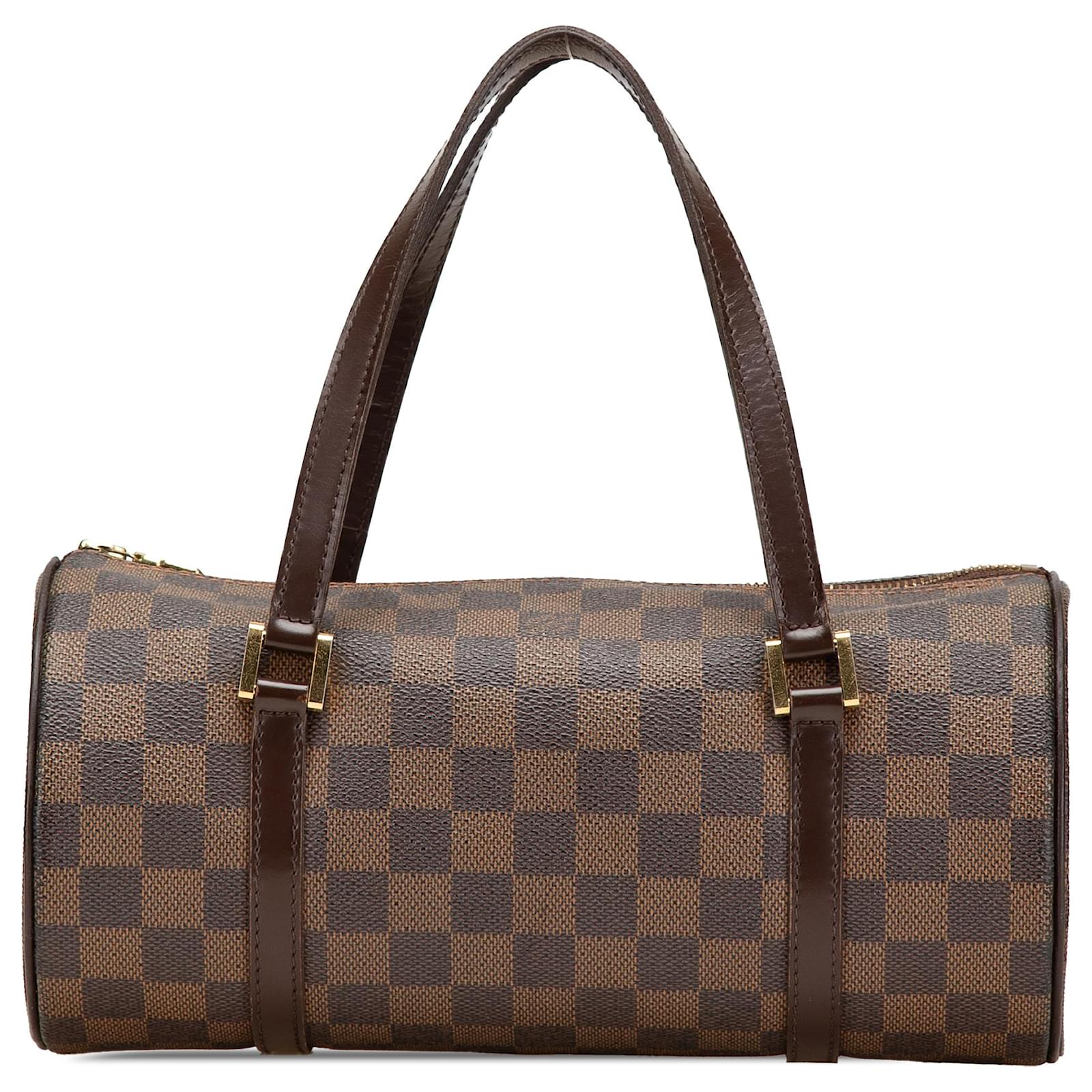 Louis Vuitton Brown Damier Ebene Papillon 26 Cloth Pony-style calfskin  ref.2324353