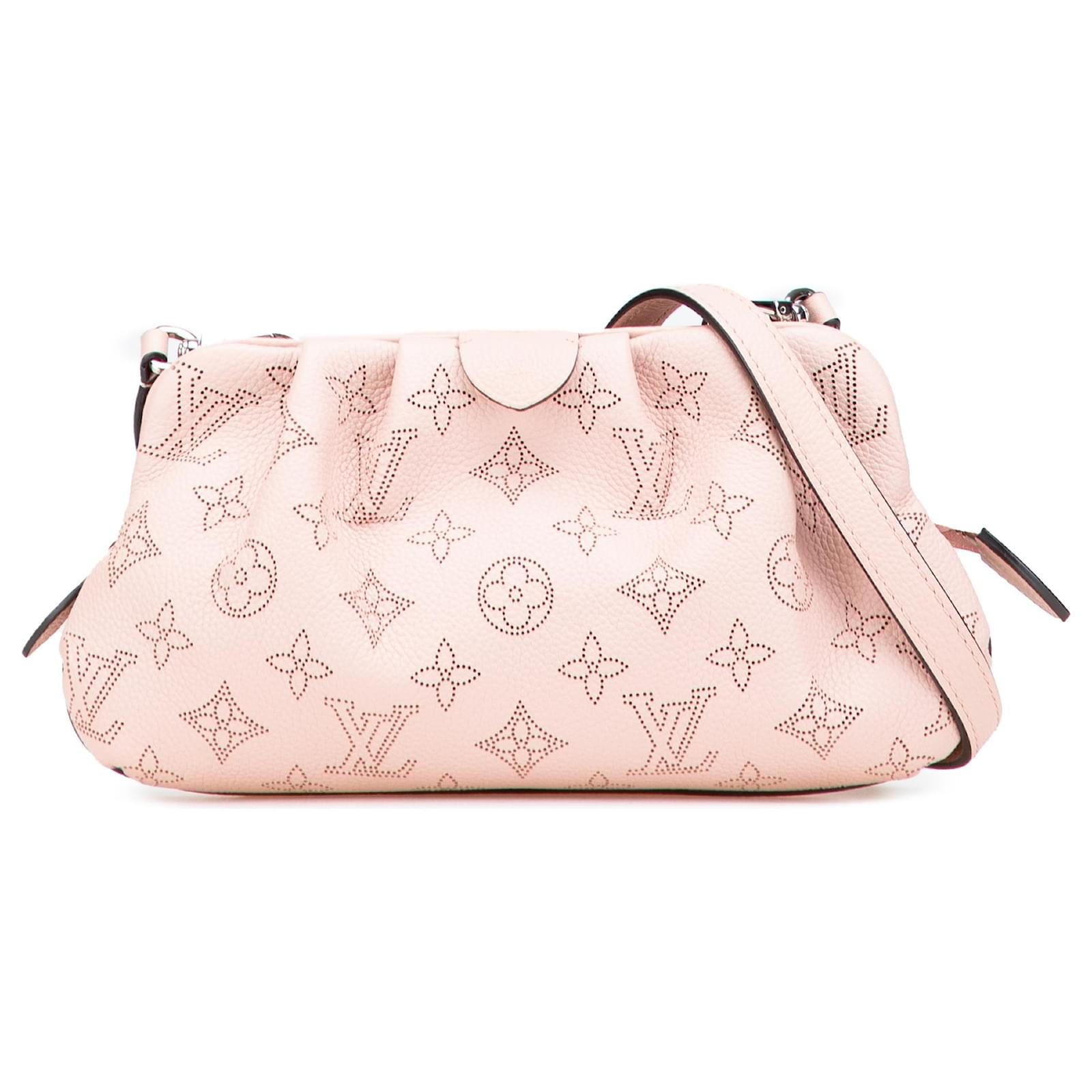 Louis Vuitton Pink Monogram Mahina Scala Mini Pouch Leather Pony-style calfskin  ref.2324275