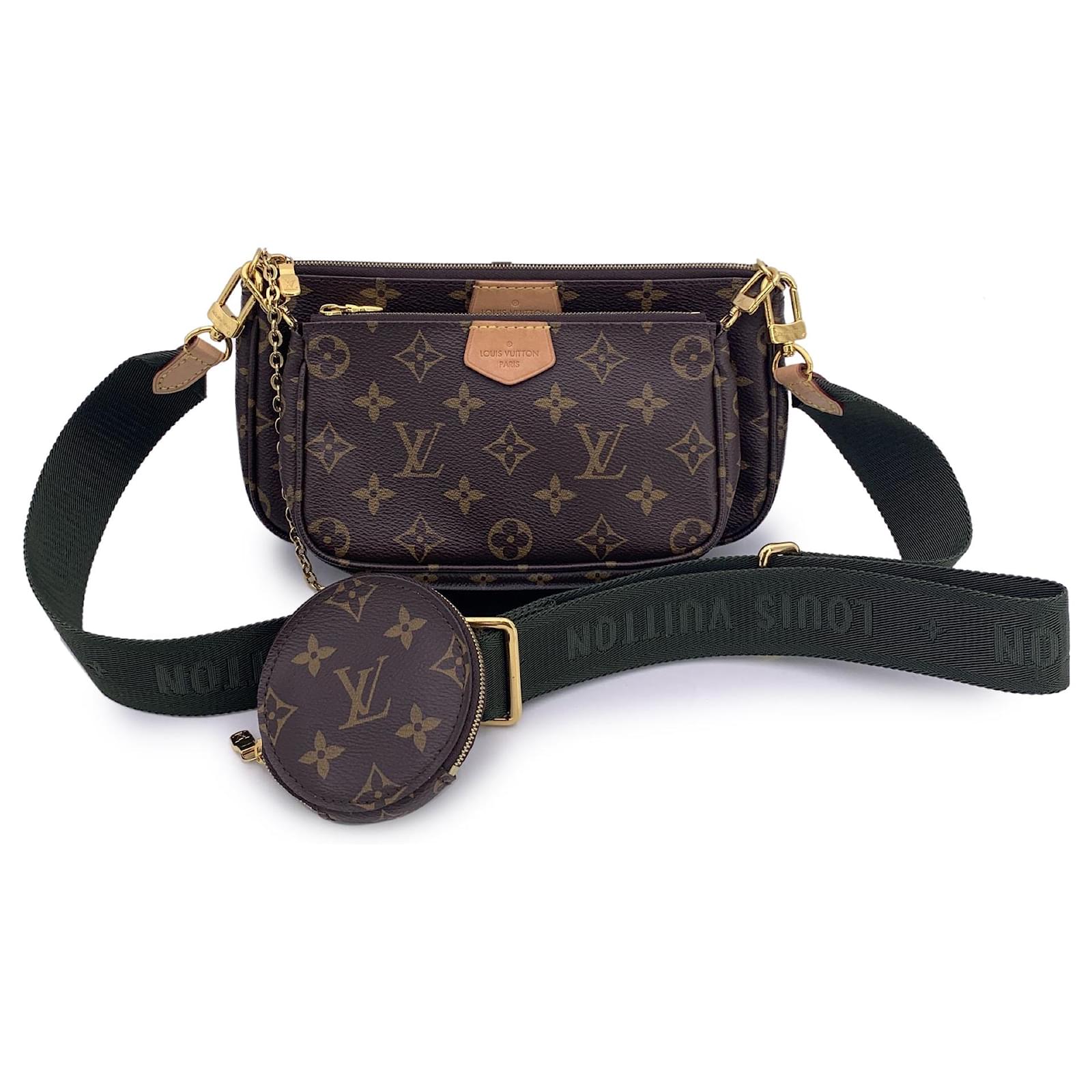 Louis Vuitton Monogram Canvas Multi Pochette Accessoires Bag M44813 Brown Cloth  ref.2324175