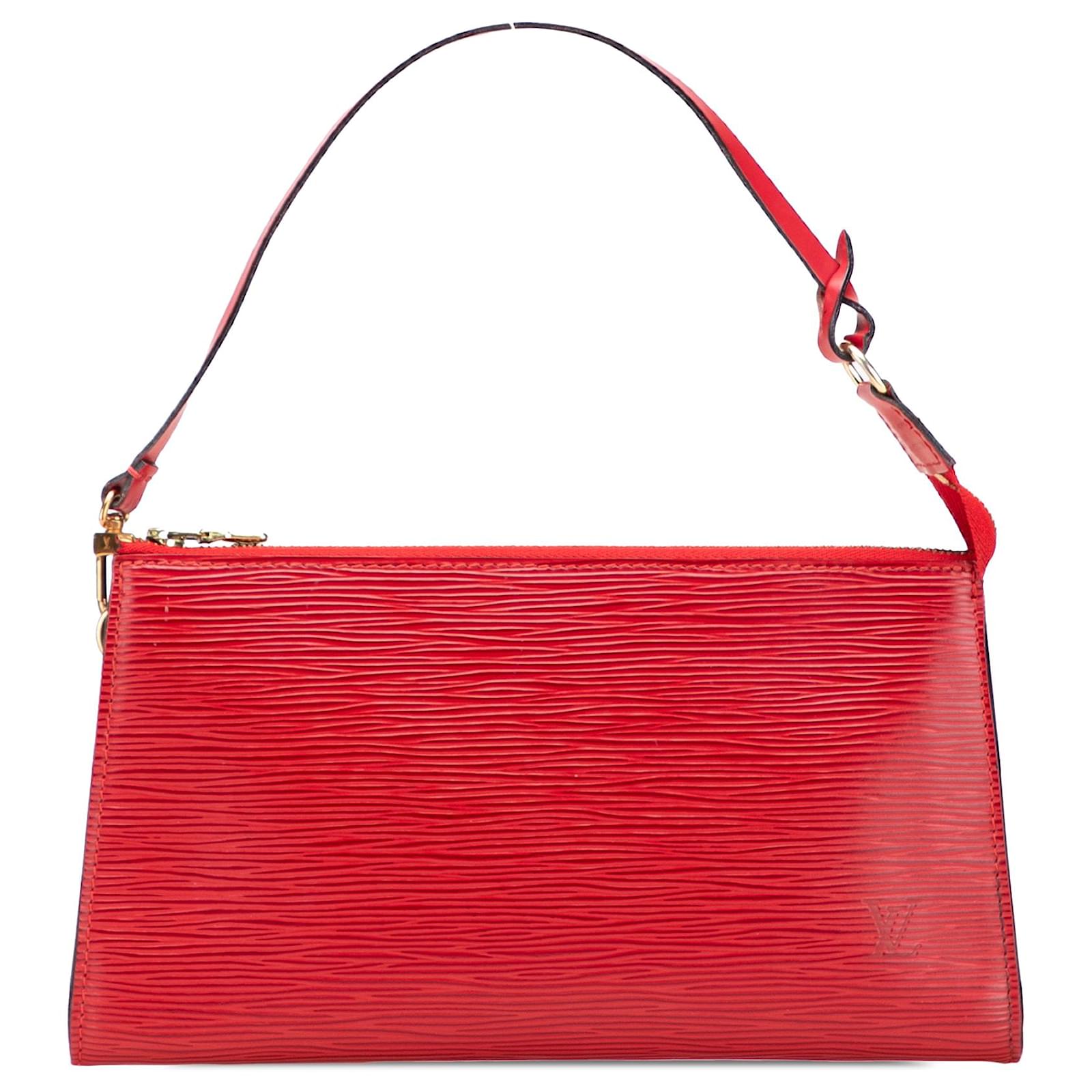 Louis Vuitton Red Epi Pochette Accessoires Leather  ref.2327012