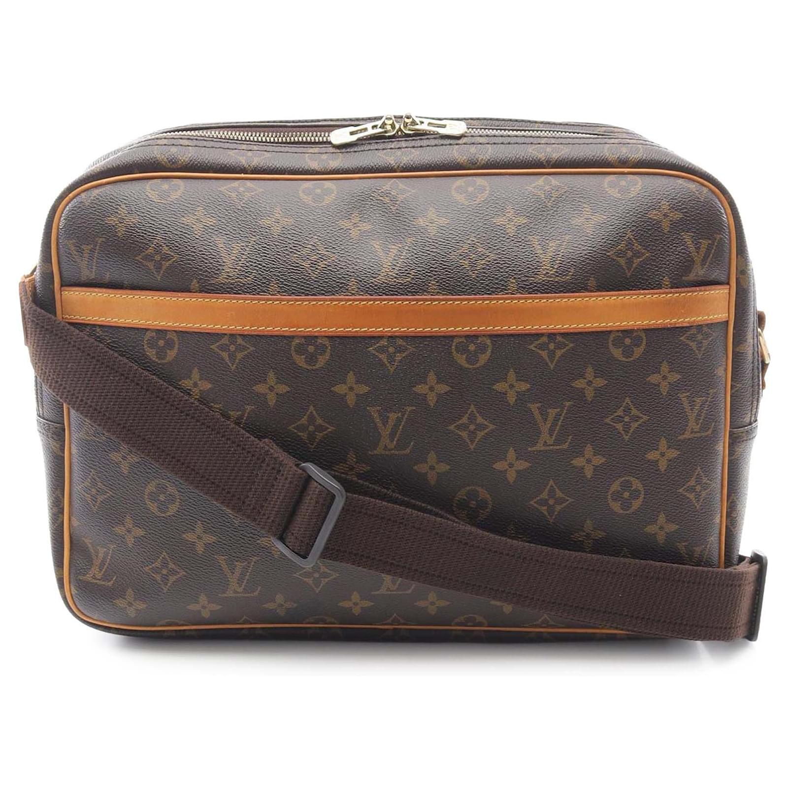 Louis Vuitton Brown Monogram Reporter GM Cloth  ref.2326990