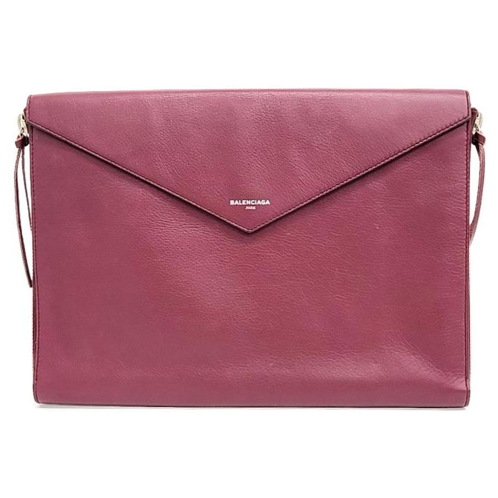 Balenciaga Papier Clutch (6442313) Red  ref.2284642