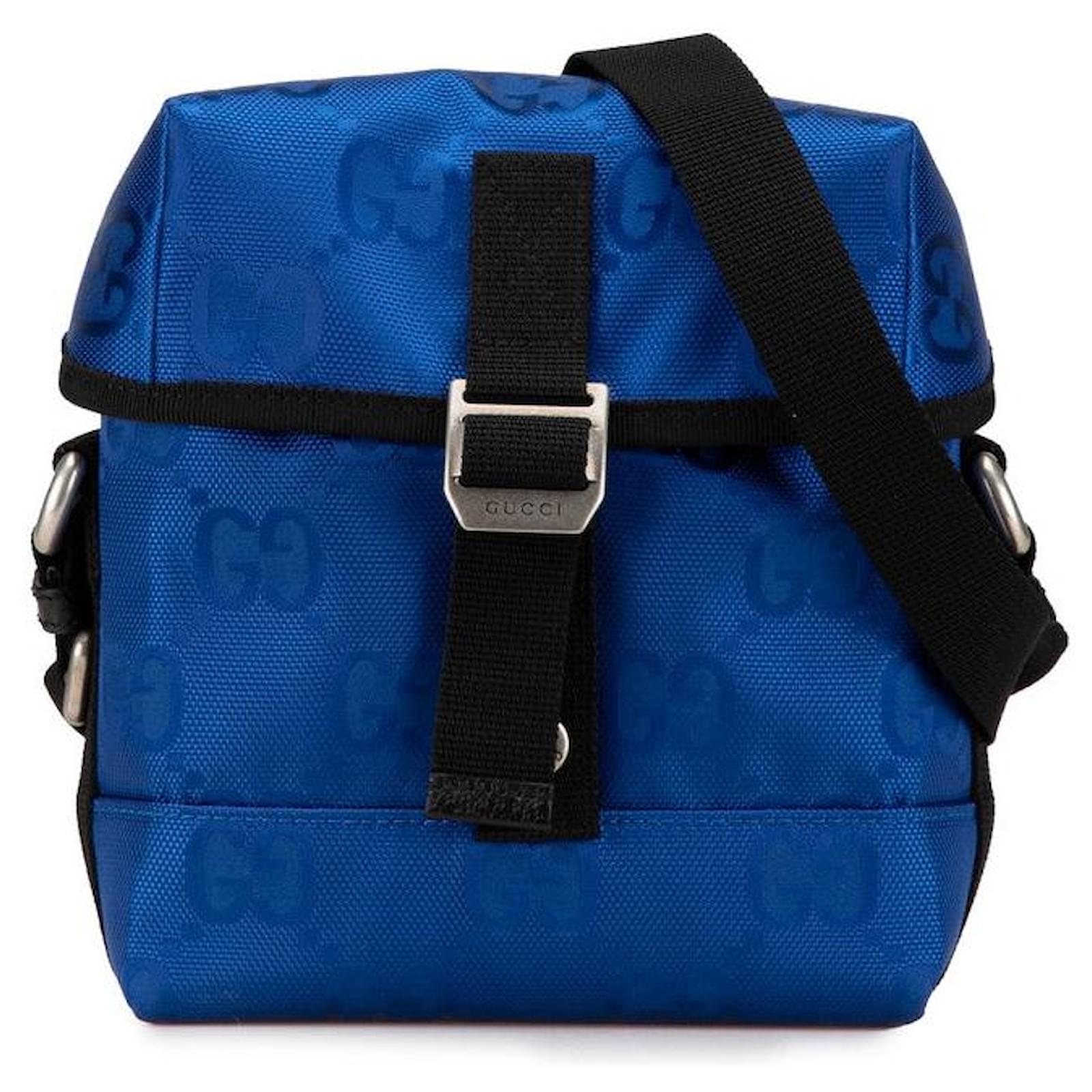 Gucci Off The Grid GG Nylon Shoulder Bag Blue  ref.2326911