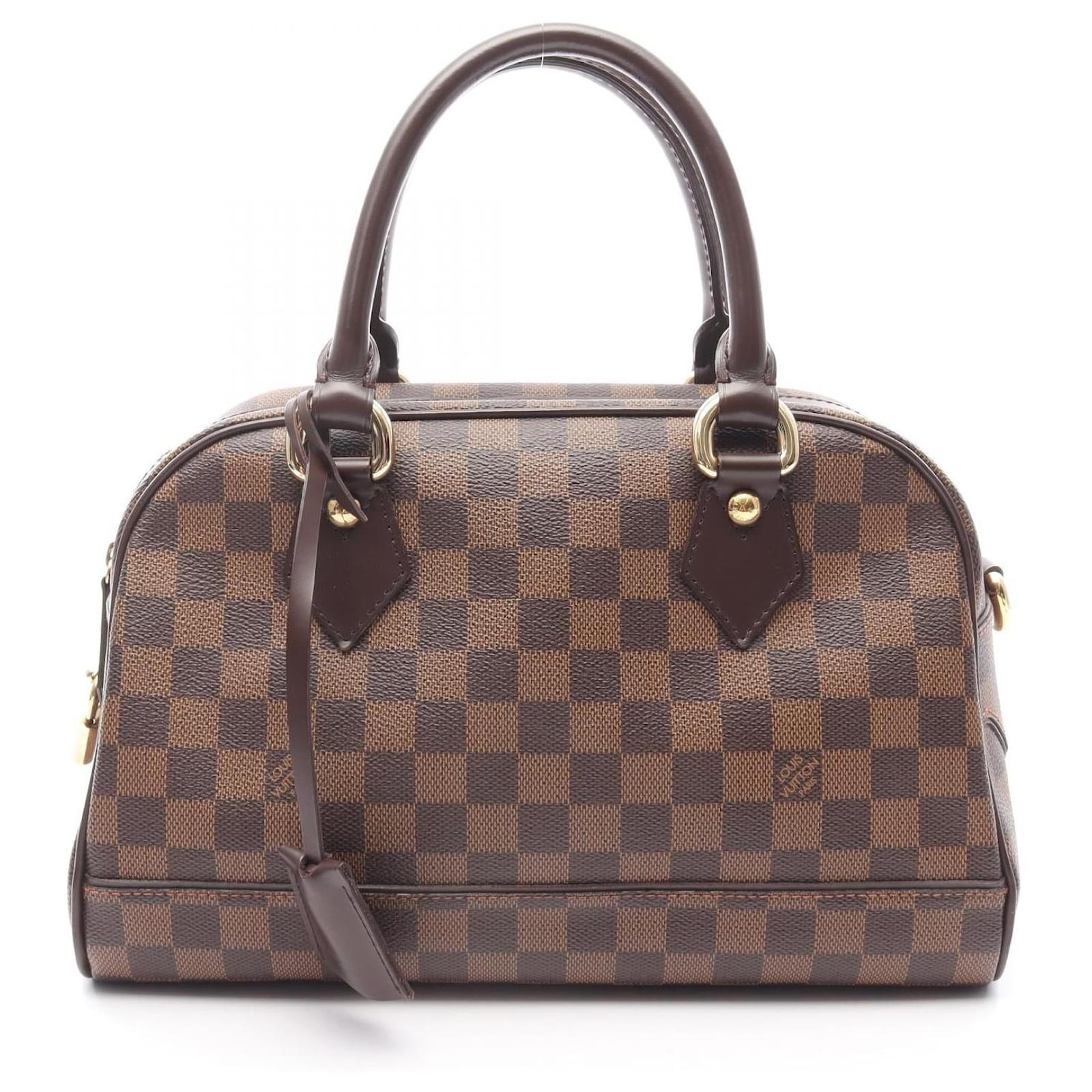 Louis Vuitton Duomo Damier Handbag Brown Cloth  ref.2326829