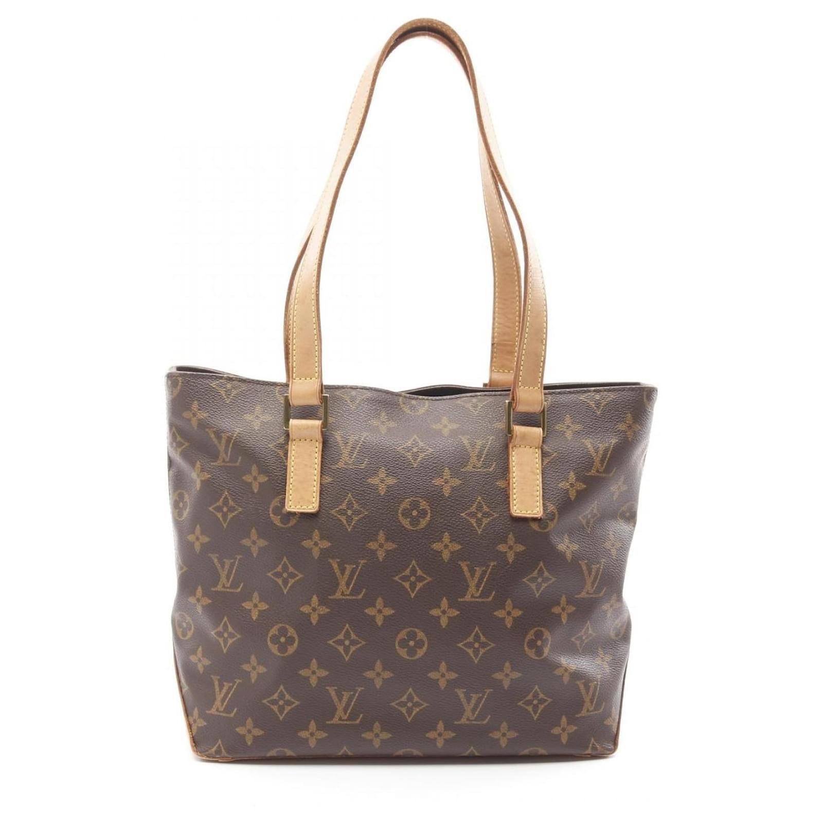 Louis Vuitton Cabas Piano Monogram Shoulder Bag Brown Cloth  ref.2326696