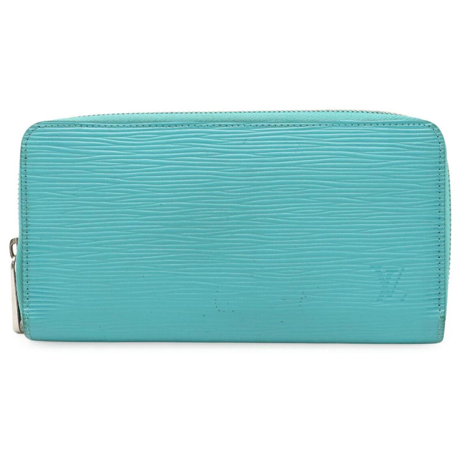 Louis Vuitton Zippy Wallet Epi Long Wallet Blue Leather  ref.2326670
