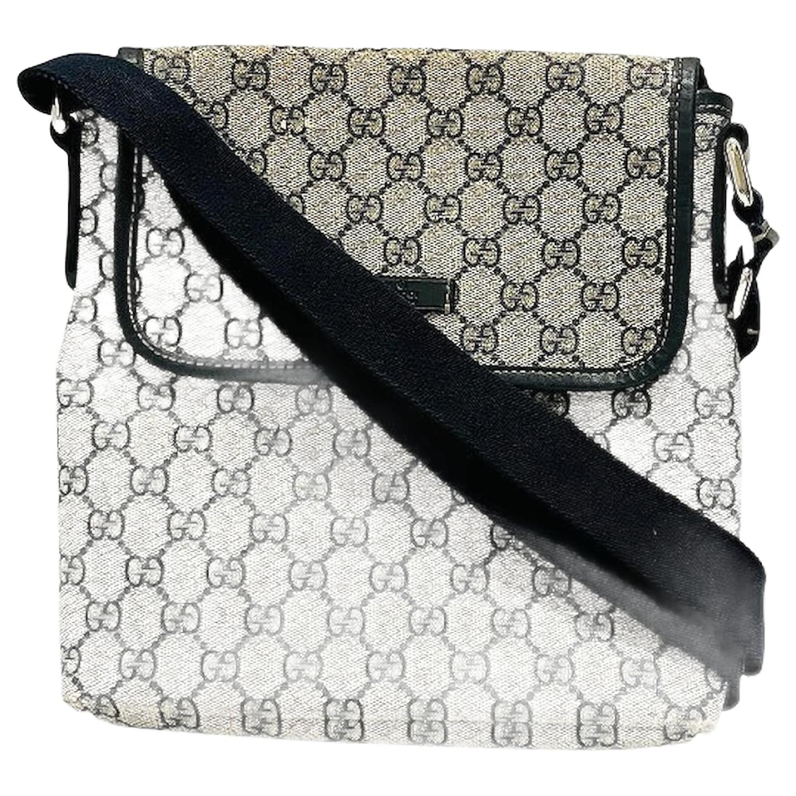Gucci GG Supreme Shoulder Bag Brown Cloth  ref.2326486