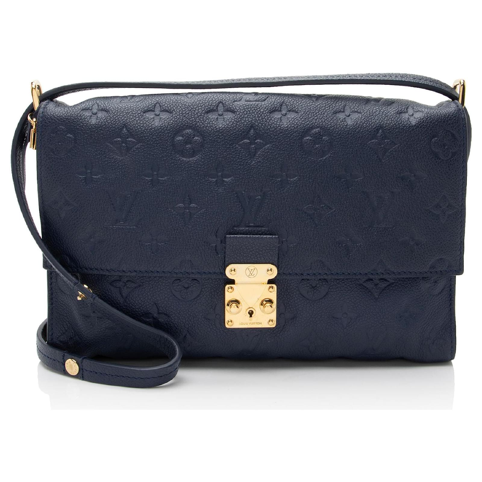 Louis Vuitton Monogram Empreinte Fascinante Shoulder Bag Blue Leather  ref.2326276