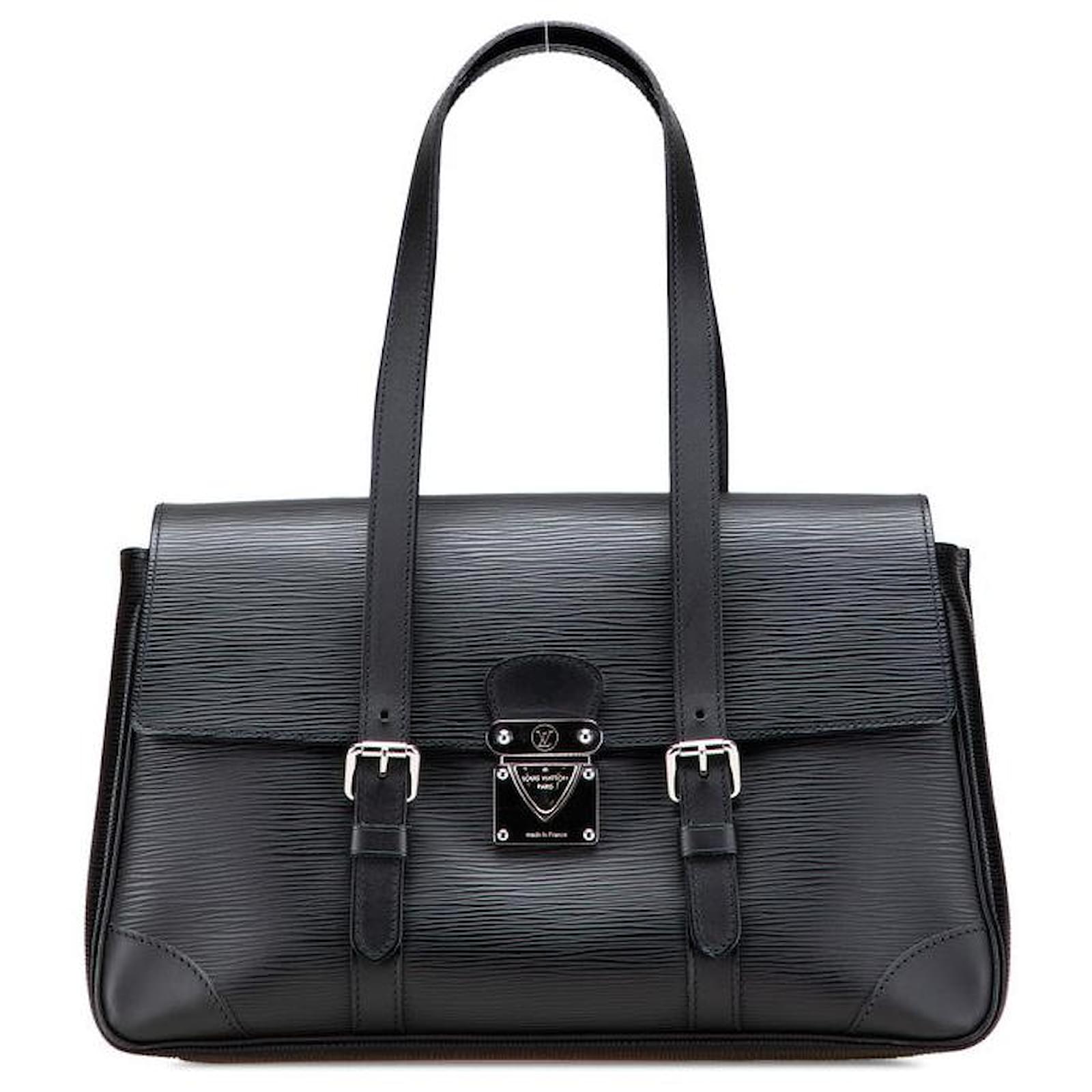 Louis Vuitton Segur MM Epi 2way bag Black Leather  ref.2326243