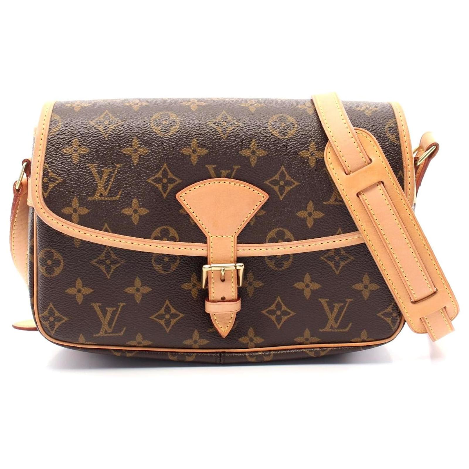 Louis Vuitton Monogram Sologne Shoulder Bag Brown Cloth  ref.2326171