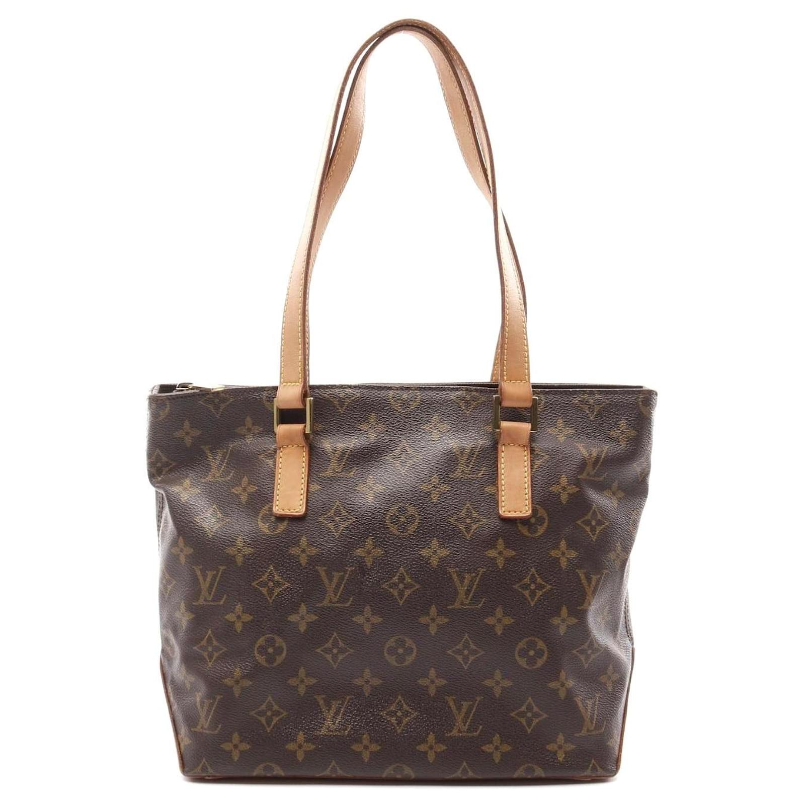 Louis Vuitton Cabas Piano Monogram Shoulder Bag Brown Cloth  ref.2325978