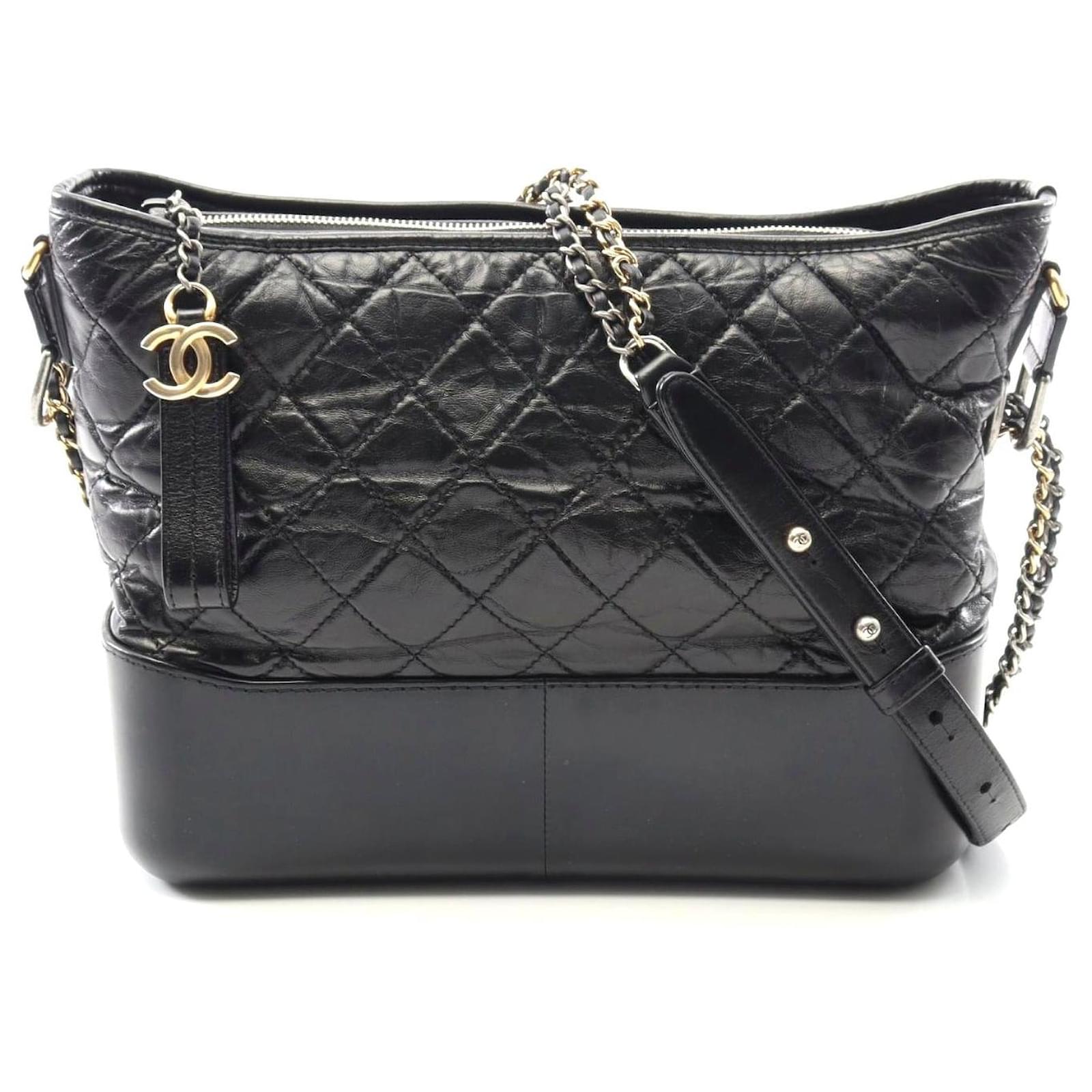 Chanel Gabrielle Large Hobo Shoulder Bag Black  ref.2325973
