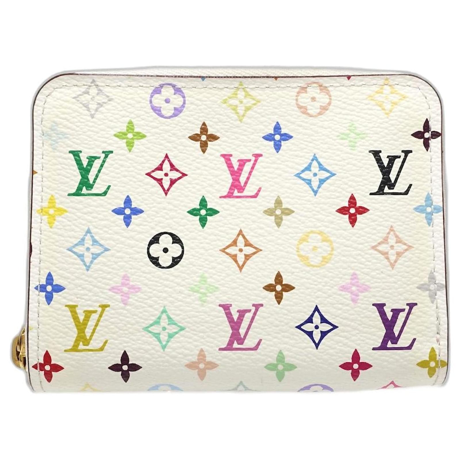 Louis Vuitton Zippy Coin Purse Monogram Coin Case White Cloth  ref.2325933
