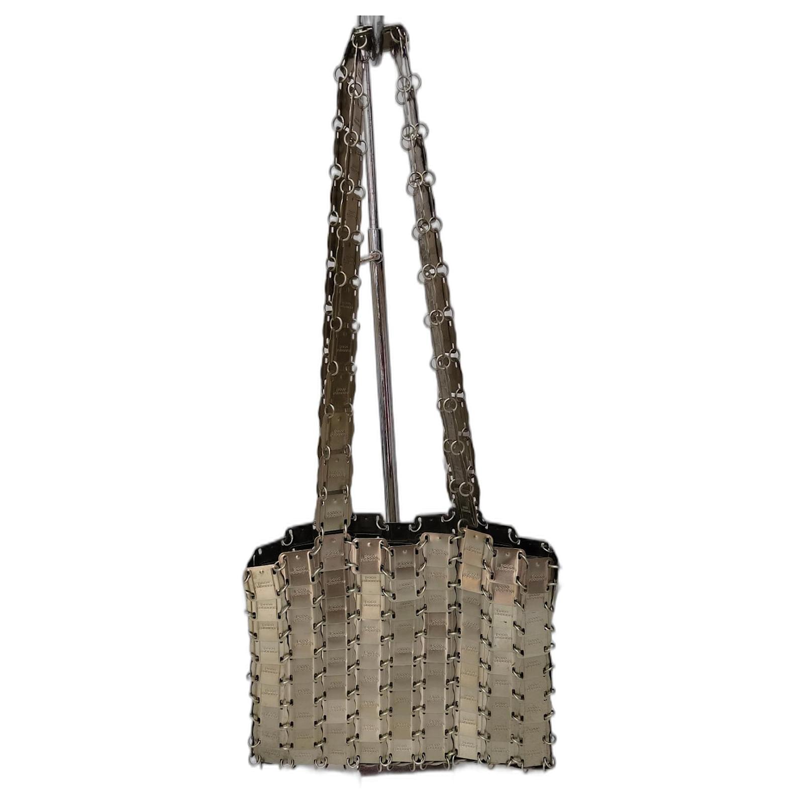 Paco Rabanne Handbags Silvery Metal  ref.2315205