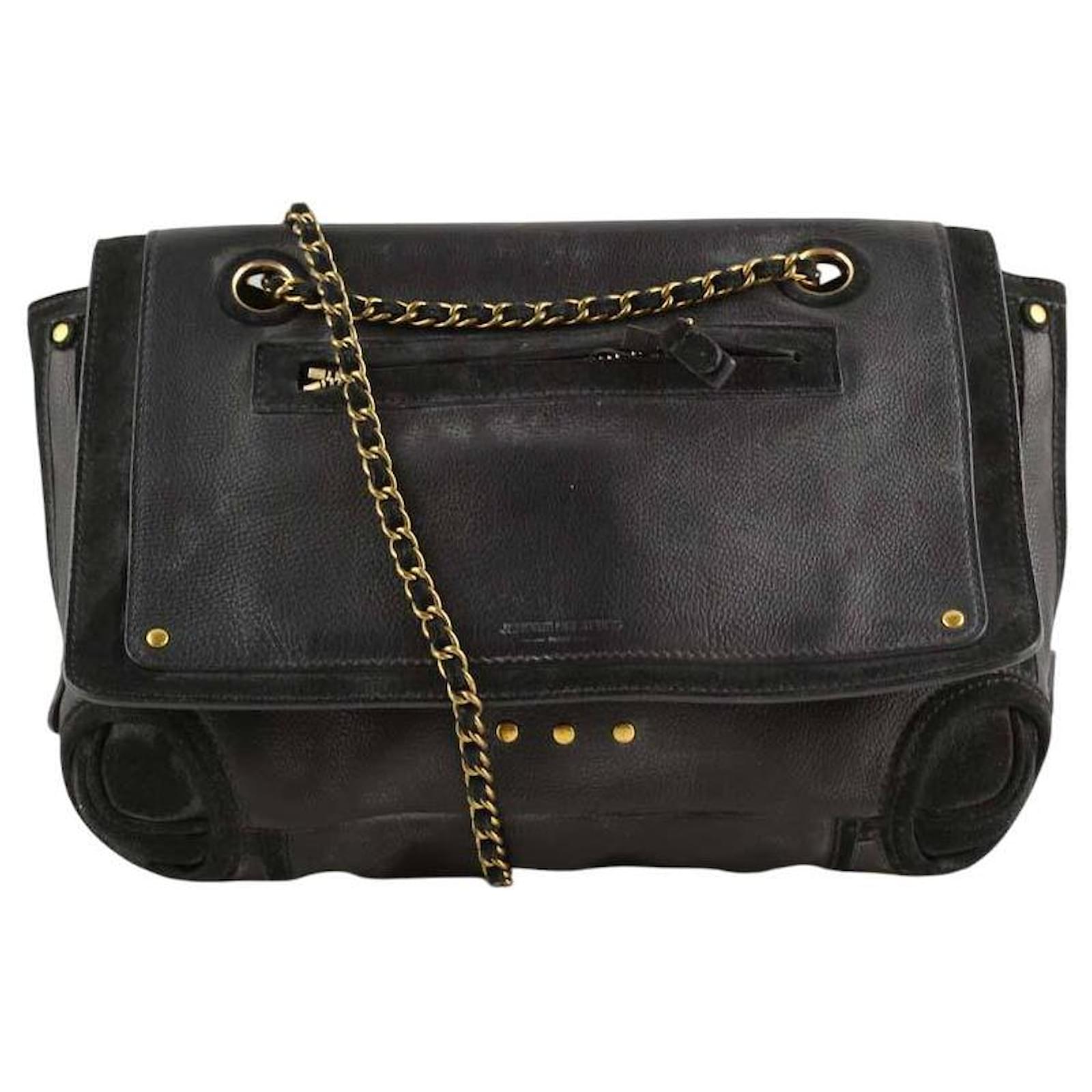 Jerome Dreyfuss Benjamin shoulder bag Black Exotic leather  ref.2325538