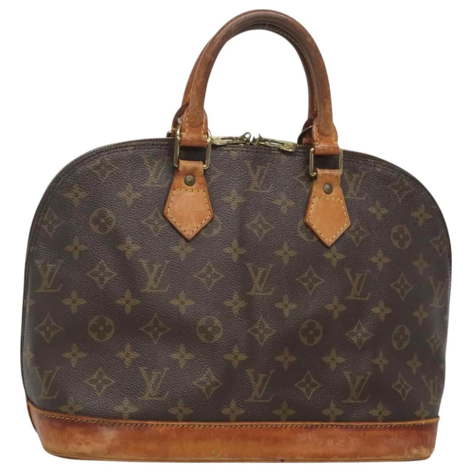 LOUIS VUITTON Monogram Alma Hand Bag M51130 LV Auth 127615 Cloth  ref.2325487