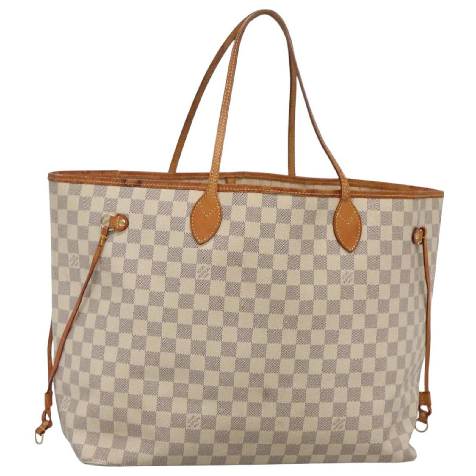 LOUIS VUITTON Damier Azur Neverfull GM Tote Bag N41360 LV Auth 127701  ref.2325481