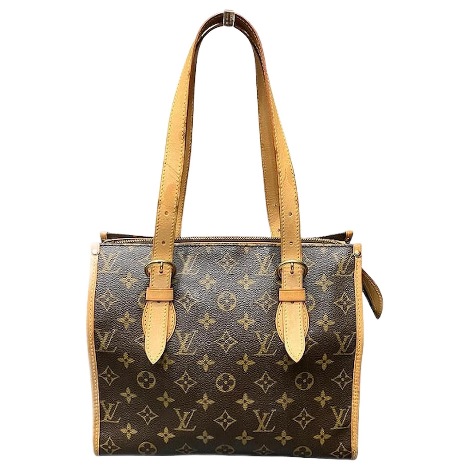 Louis Vuitton Popincourt Monogram Shoulder Bag Brown Cloth  ref.2323086