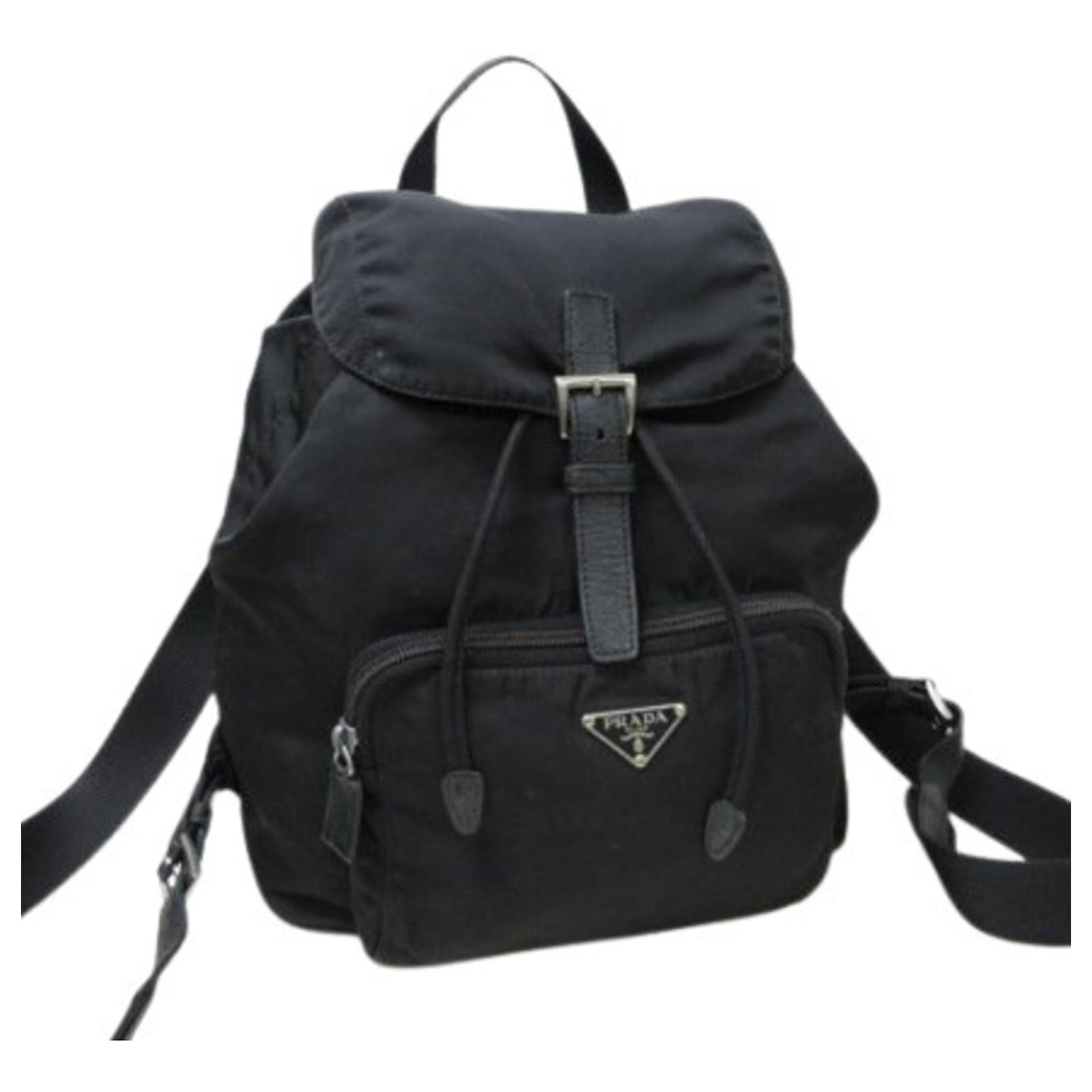 Prada Tessuto Nylon Backpack Black  ref.2322923