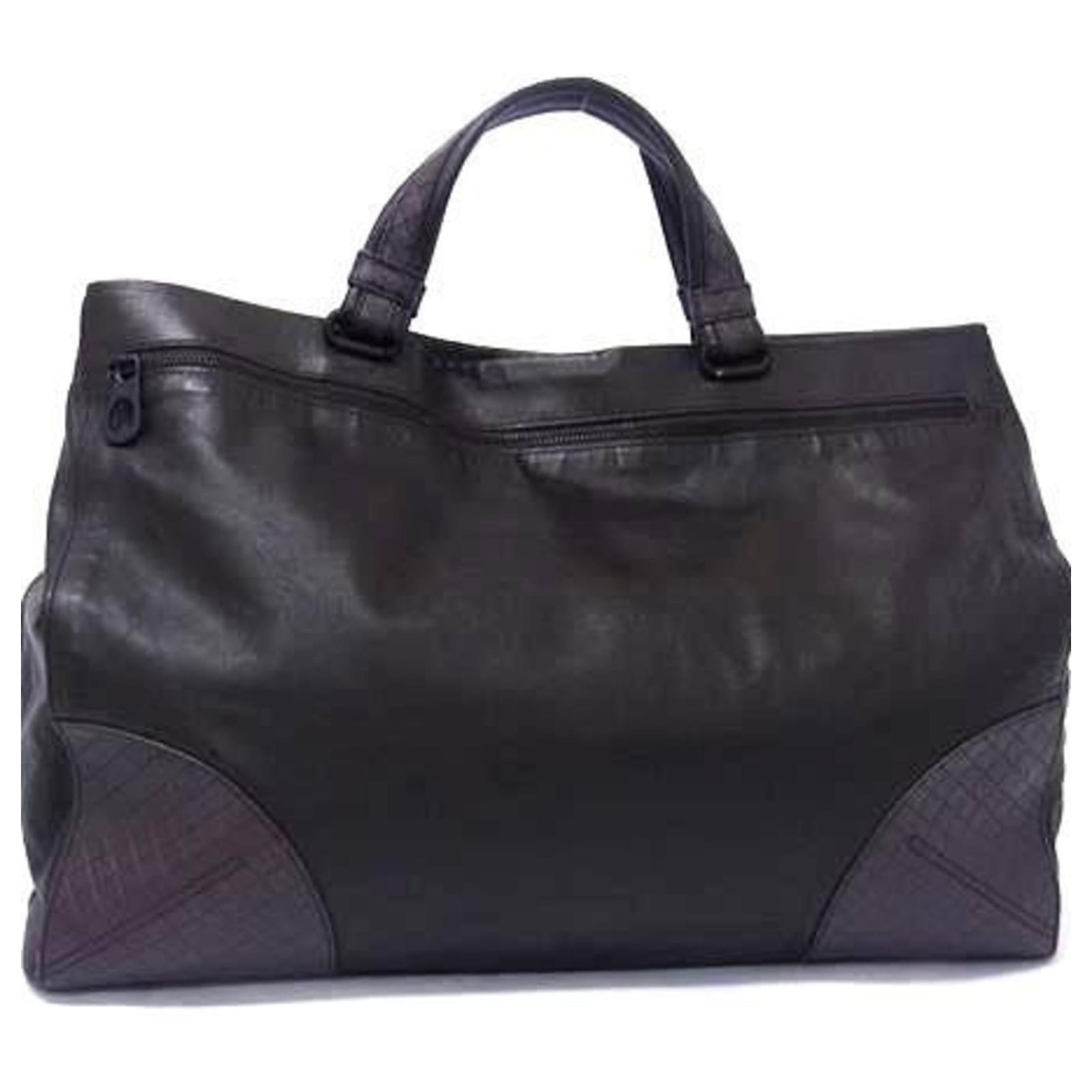 Bottega Veneta Dark Brown Leather Handbag  ref.2322901