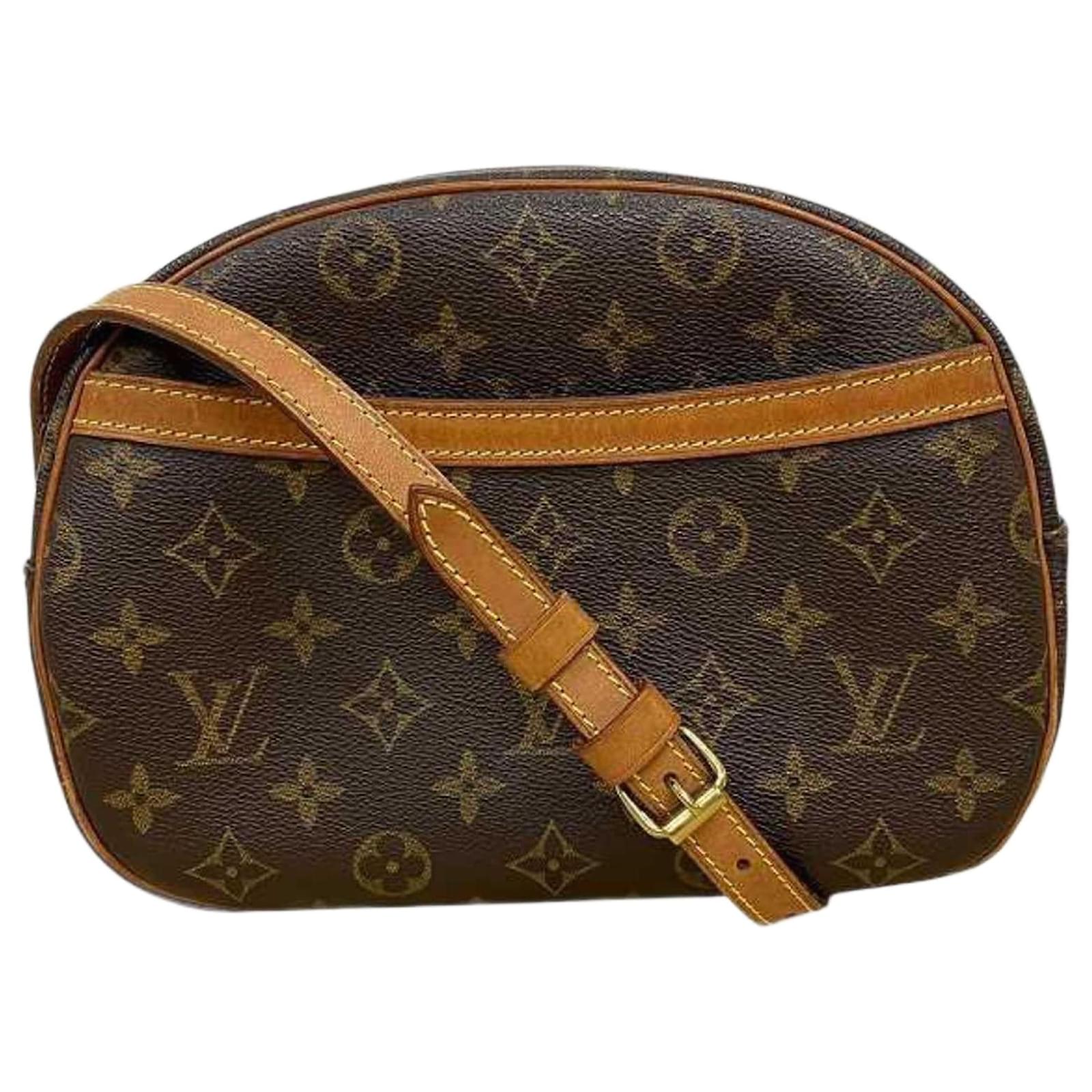 Louis Vuitton Monogram Blois Shoulder Bag Brown Patent leather  ref.2322749