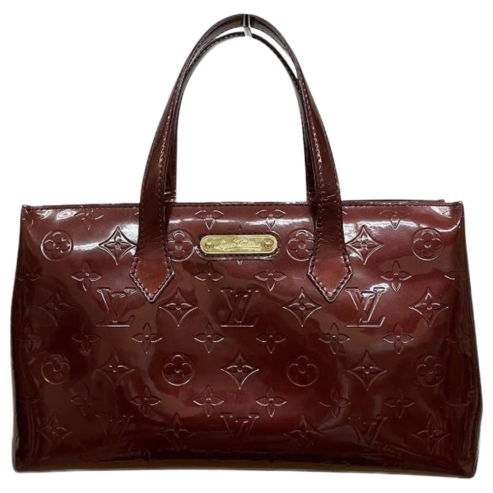 Louis Vuitton Monogram Vernis Wilshire PM Tote Bag Leather  ref.2322705