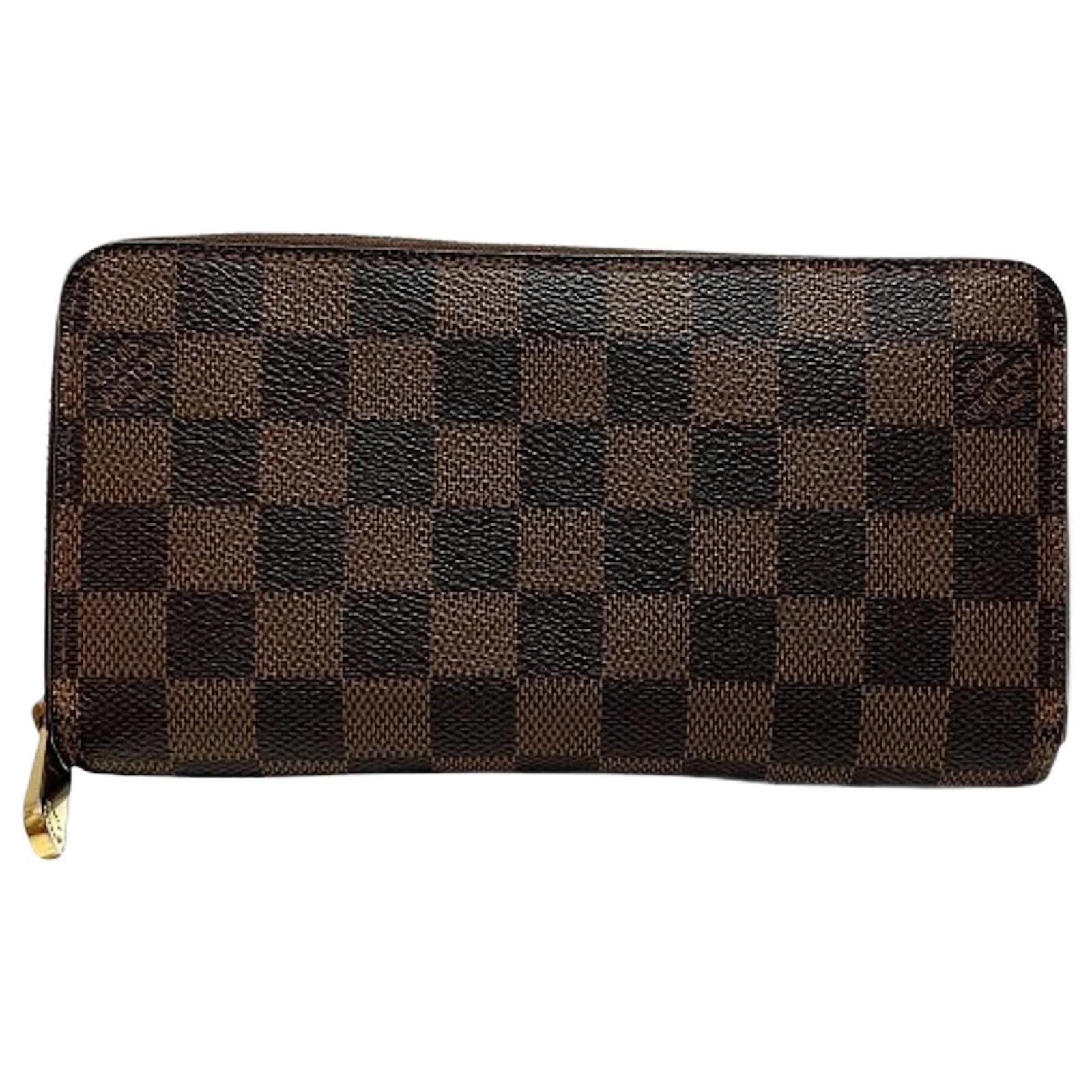 Louis Vuitton Damier Zippy Wallet Brown  ref.2322703