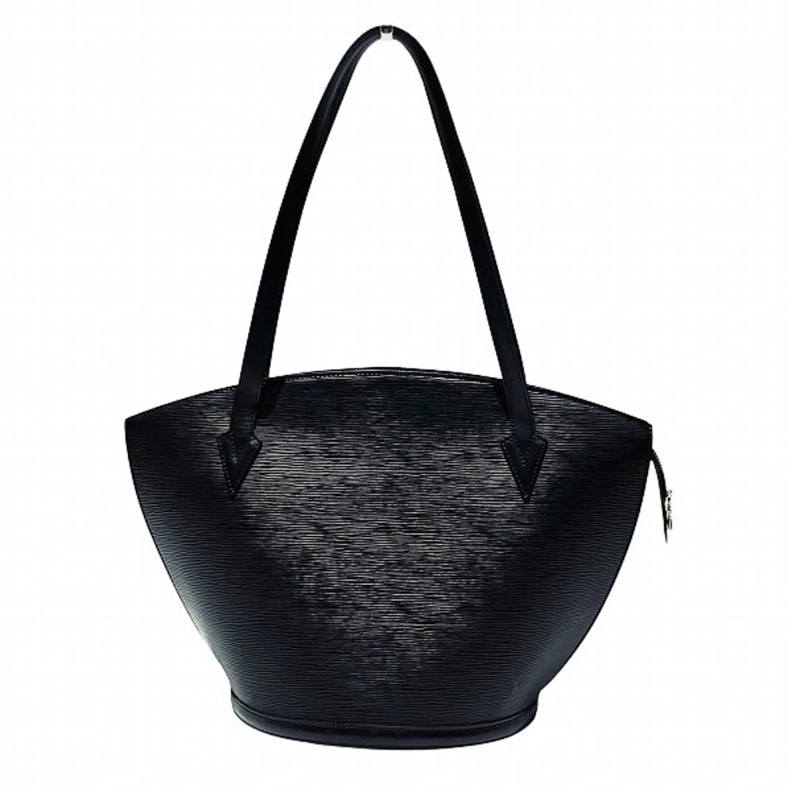 Louis Vuitton Epi Saint Jacques Shoulder Bag Black Leather  ref.2322648