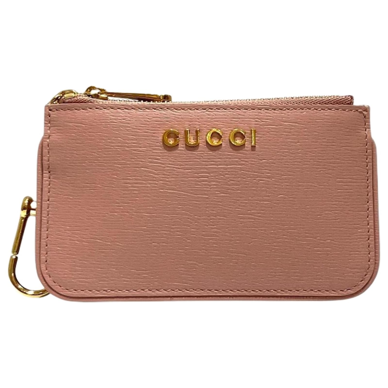 Gucci Pink Leather Coin Purse  ref.2322636