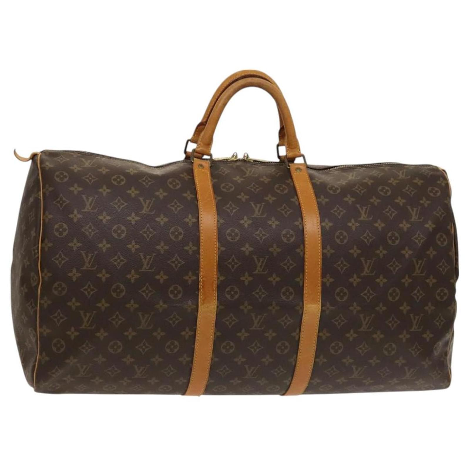 LOUIS VUITTON Monogram Keepall 60 Boston Bag M41422 LV Auth bs26456 Cloth  ref.2322485
