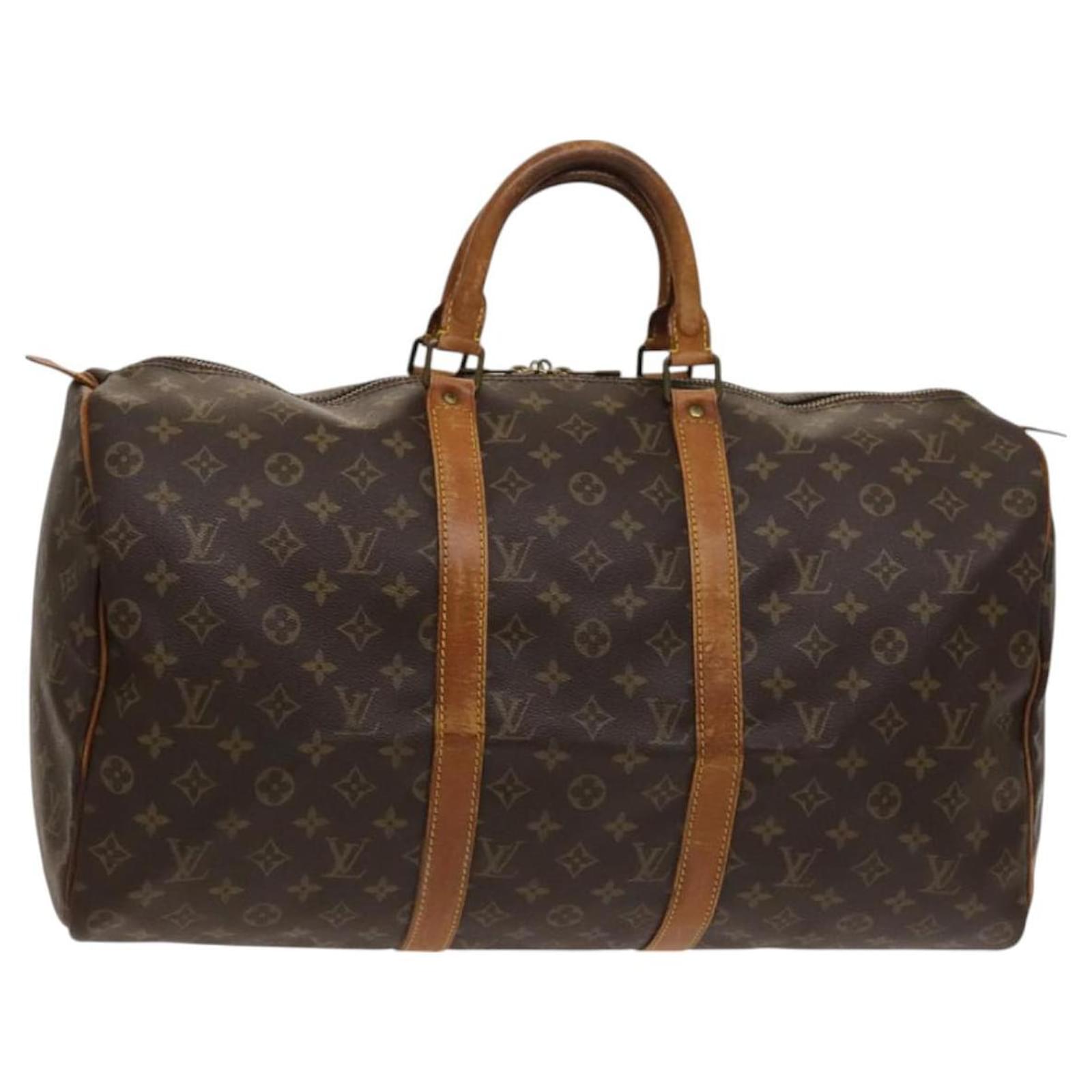 LOUIS VUITTON Monogram Keepall 50 Boston Bag M41426 LV Auth am8705 Cloth  ref.2322470