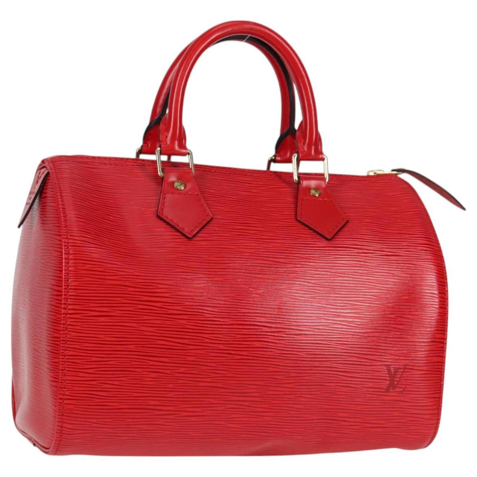 LOUIS VUITTON Epi Speedy 25 Hand Bag Castilian Red M43017 LV Auth am8557V Leather  ref.2322398