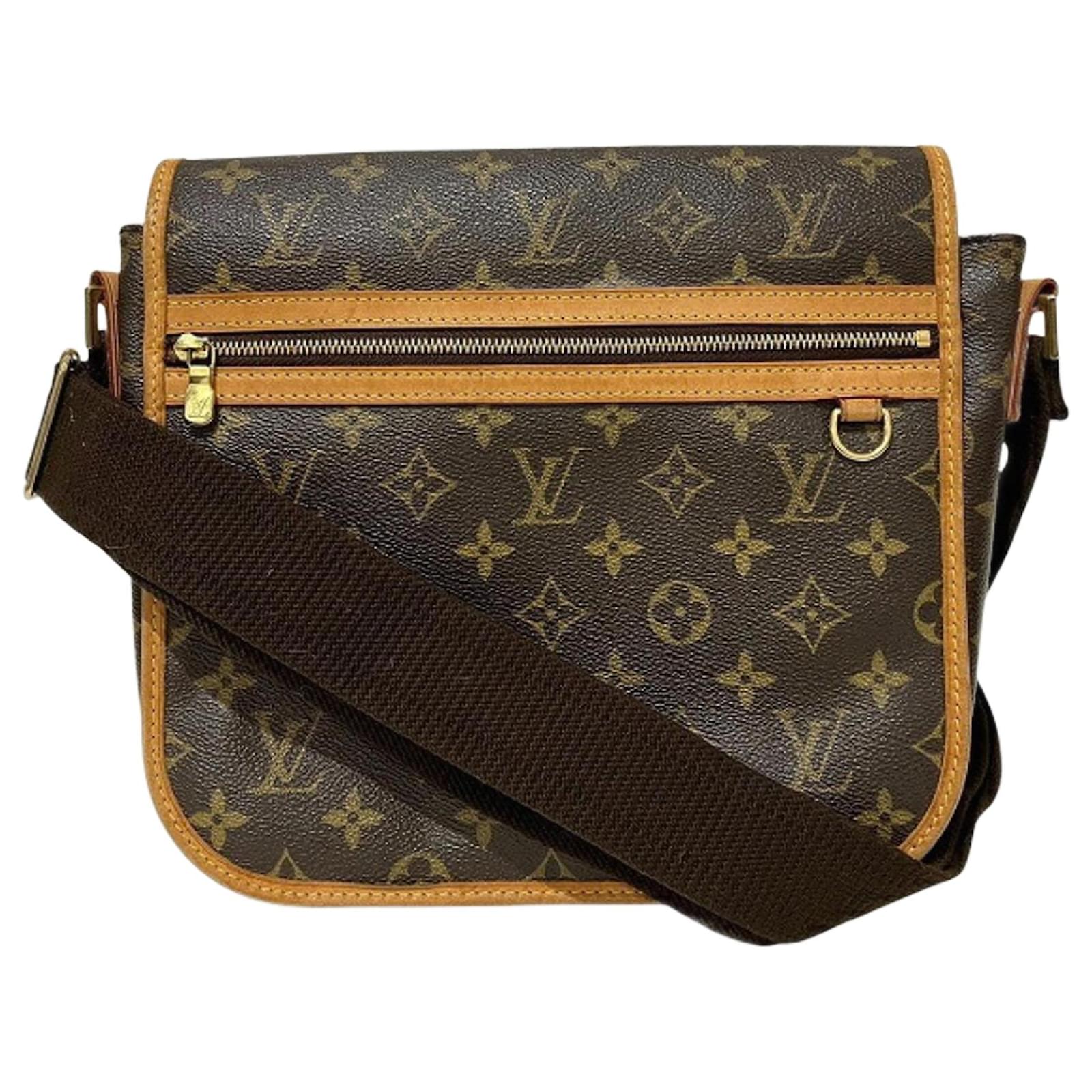 Louis Vuitton Monogram Pochette Bosphore Bag Brown Patent leather  ref.2322353