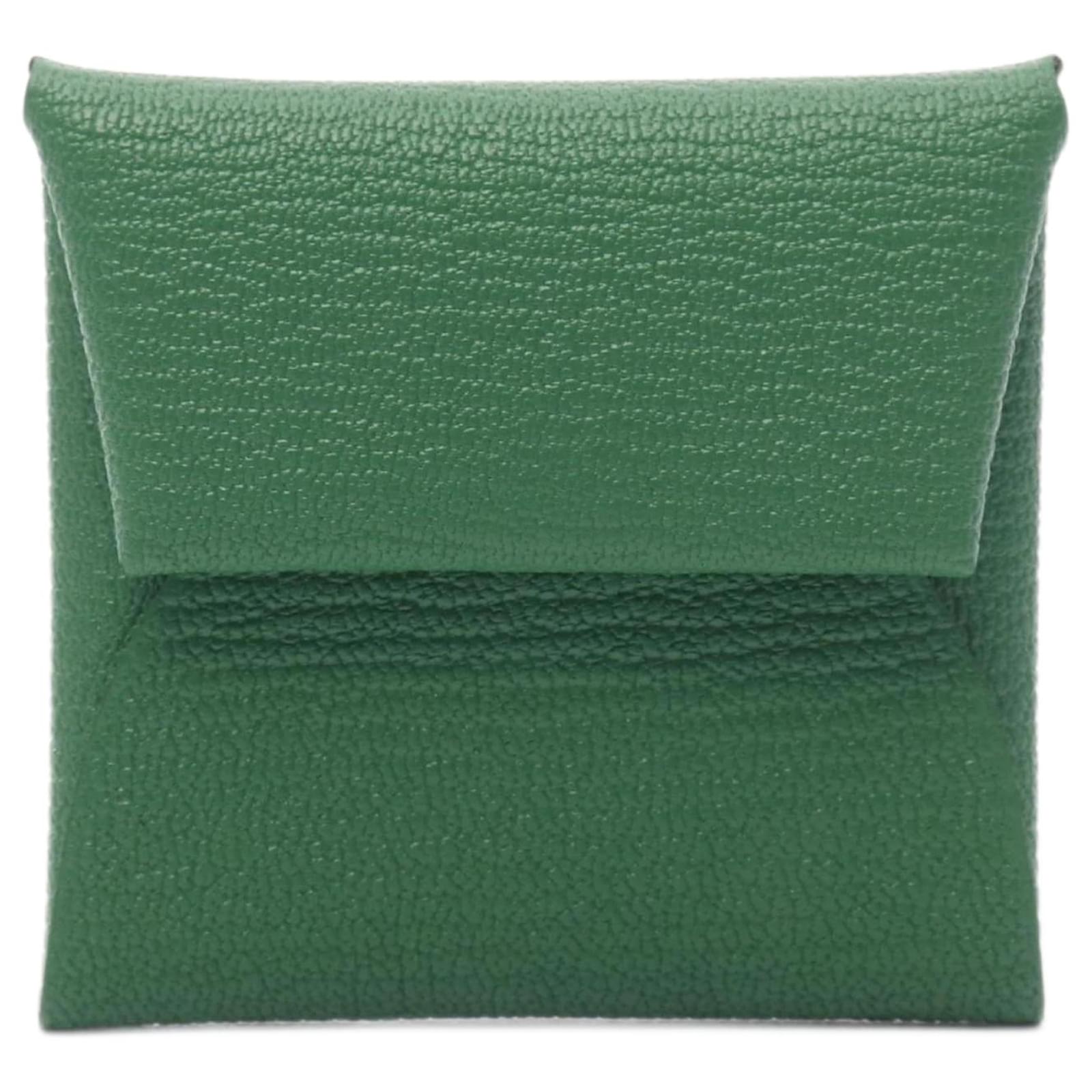 Hermès Hermes Bastia Verso Coin Case Pink Green Diamond  ref.2322311