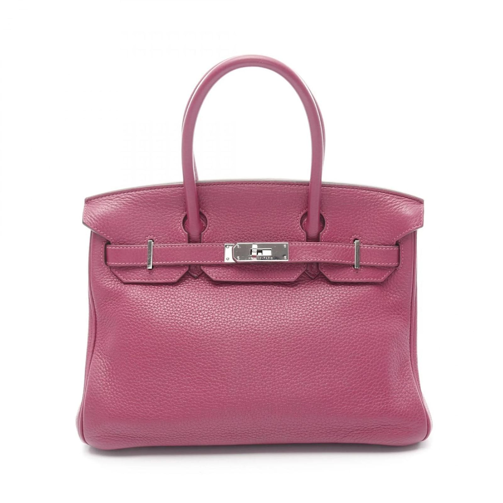 Hermès Hermes Birkin 30 Handbag in Pink Leather  ref.2322292