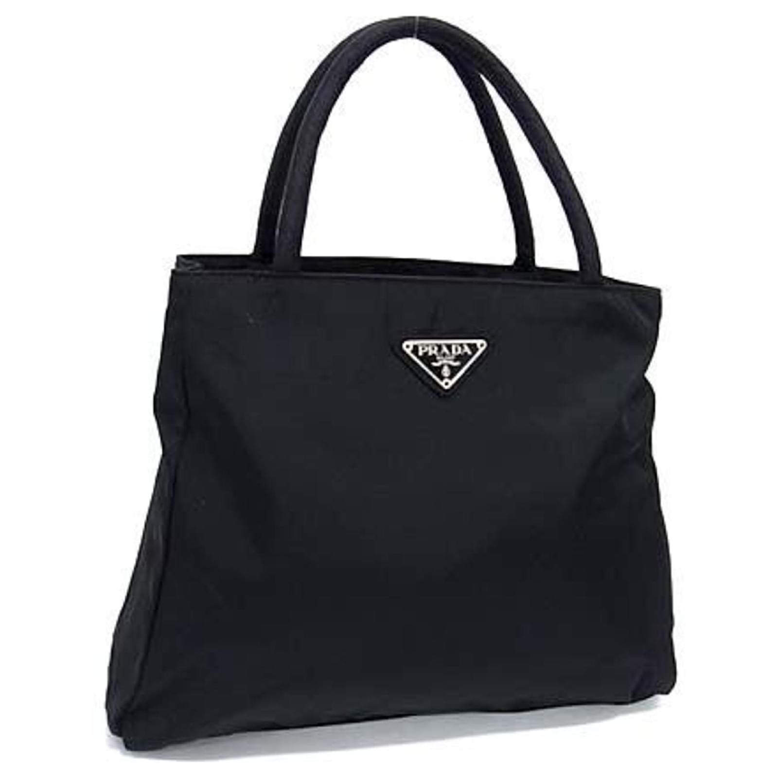 Tote Prada Handbag Tessuto B3864 in Black Nylon  ref.2322199