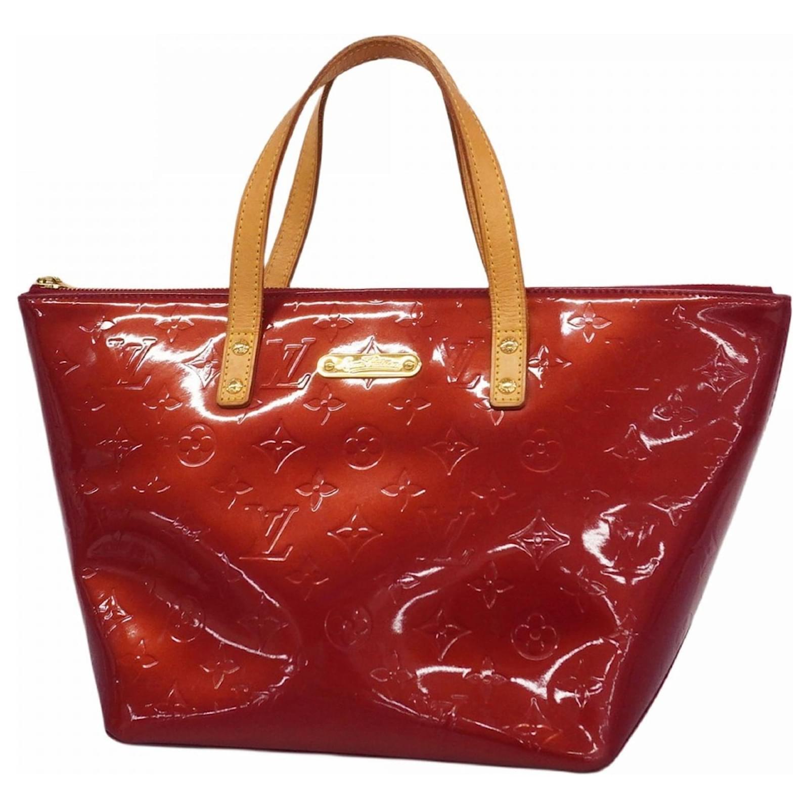 Louis Vuitton Handbag Vernis Bellevue PM Red  ref.2321279