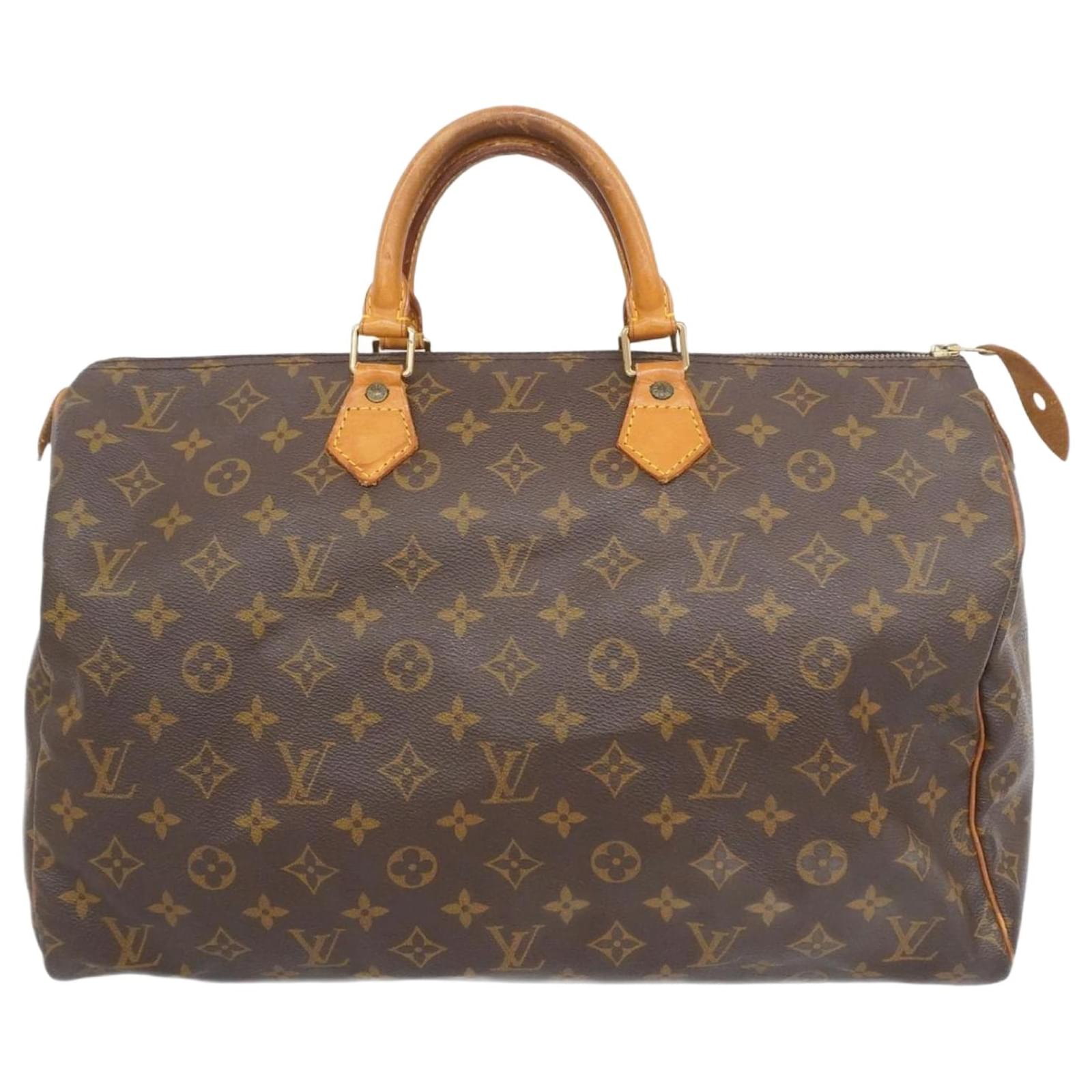Louis Vuitton Monogram Speedy 40 Handbag Brown  ref.2321076