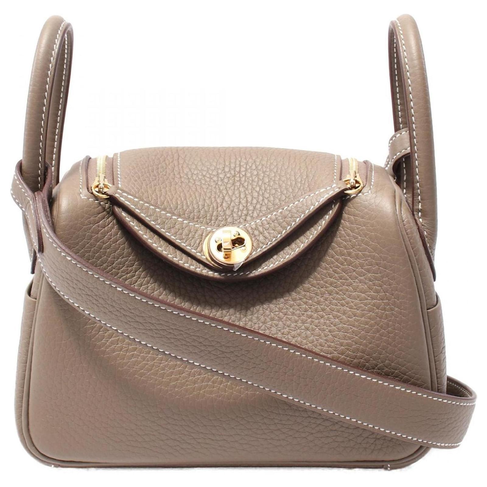 Hermès Hermes Lindy Mini Shoulder Bag Brown  ref.2321025