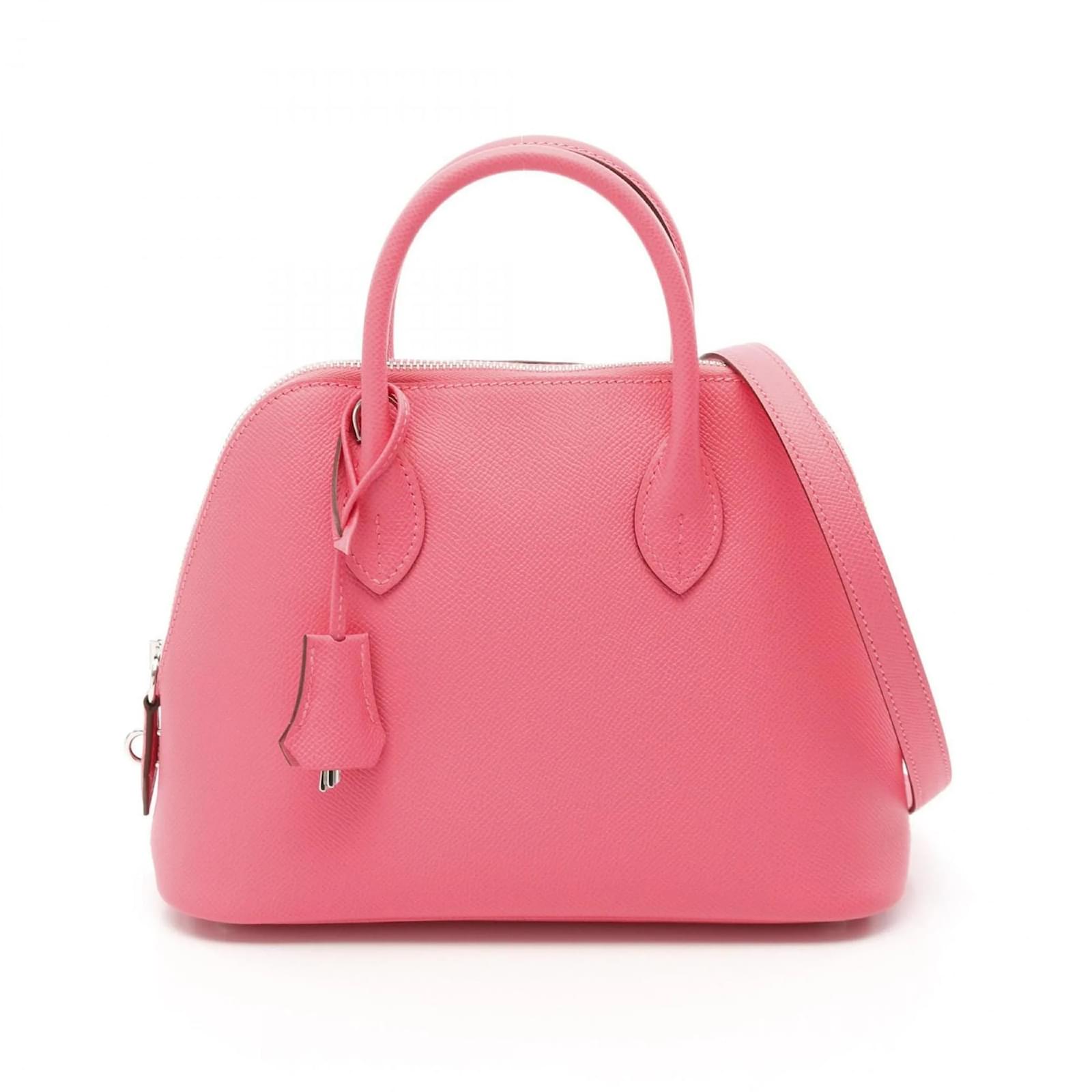 Hermès Hermes Bolide 1923 25 Handbag Pink Leather  ref.2321009
