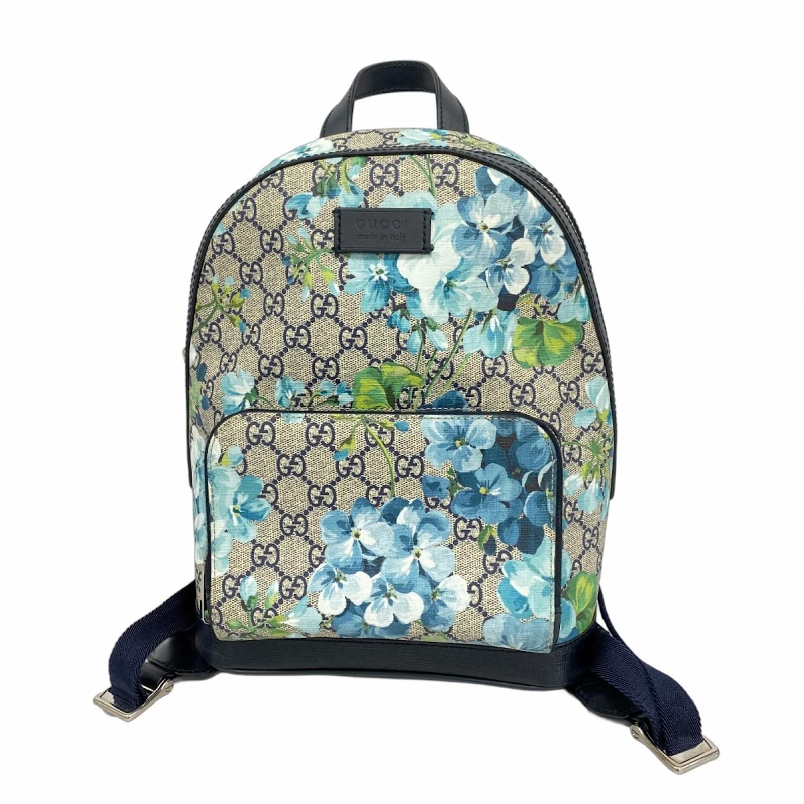 Gucci GG Blooms Navy Blue Backpack Plastic  ref.2320926